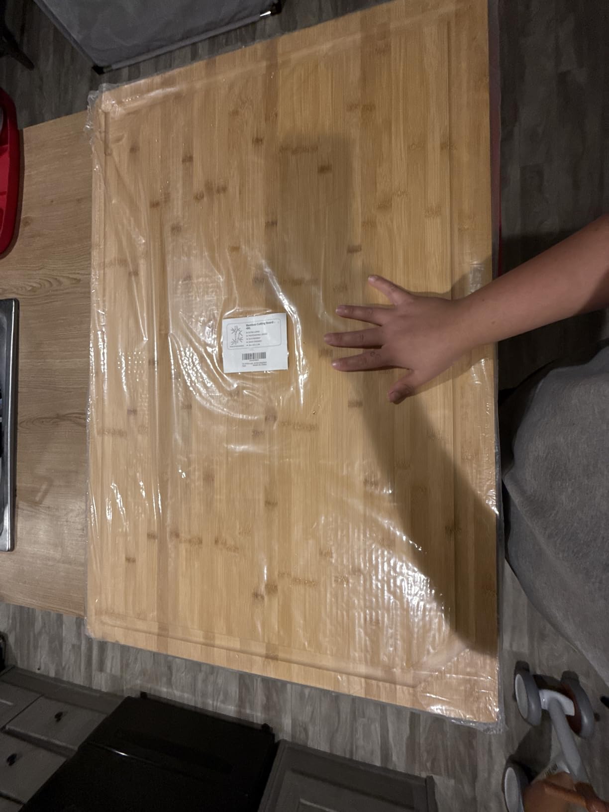36 x 24 Extra Large Bamboo Cutting Board for Kitchen, Cutting Board Stove Top Cover with Handle, Butcher Block Chopping Board with Juice Groove, Large Charcuterie Board Over the Sink customer photo 1