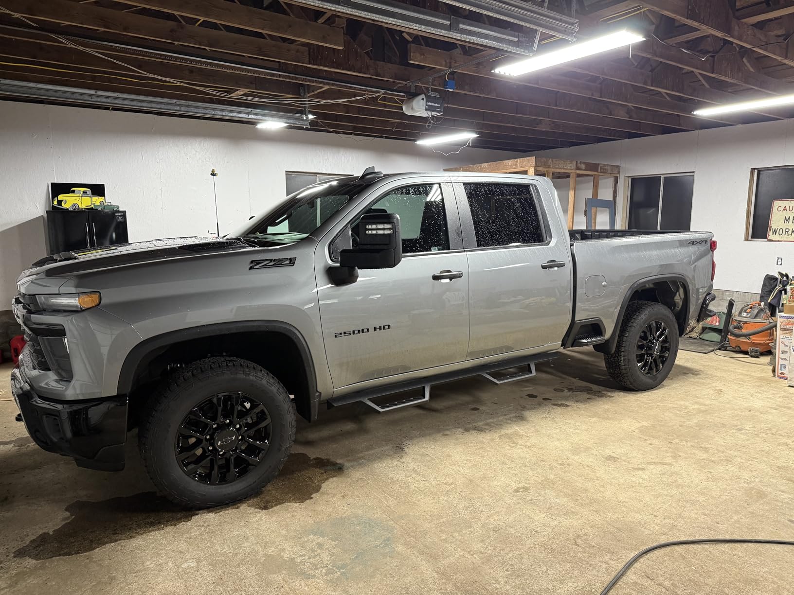 Tyger Auto LanderX Running Board Compatible with 2019-2026 Chevy Silverado GMC Sierra 1500; 2020-2026 2500 3500HD | Crew Cab | TG-LX3C82318 | Drop Step Side Step Rail Nerf Bars customer photo 1