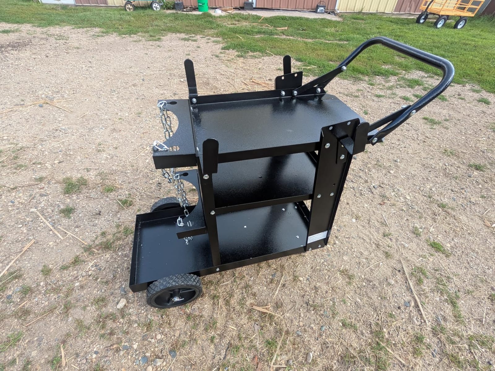 VEVOR Welding Cart, 3-Tier Welder Cart Heavy Duty 400 LBS Weight Capacity customer photo 1