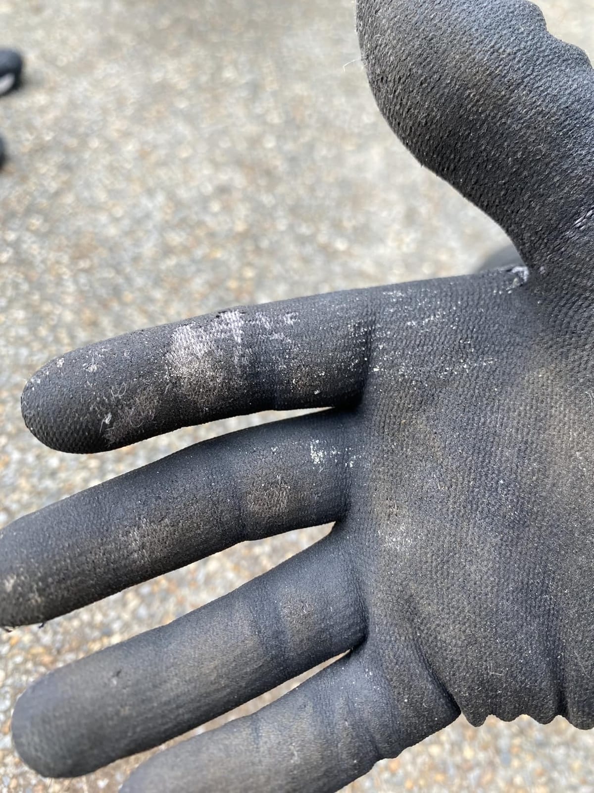 KLEIN TOOLS Work Gloves, Knit Dipped Cut Resistant ANSI A2 Nitrile Coated Gloves customer photo 2