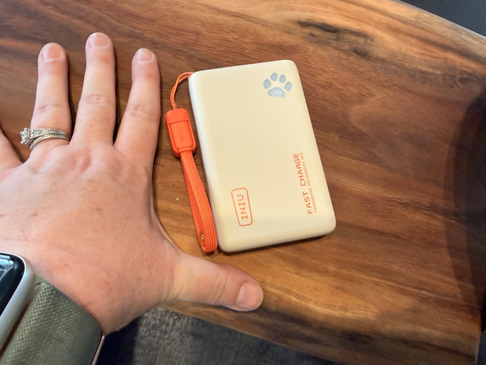 INIU 10000mAh 45W Fast Charging Portable Charger, Smaller Travel Power Bank customer photo 2