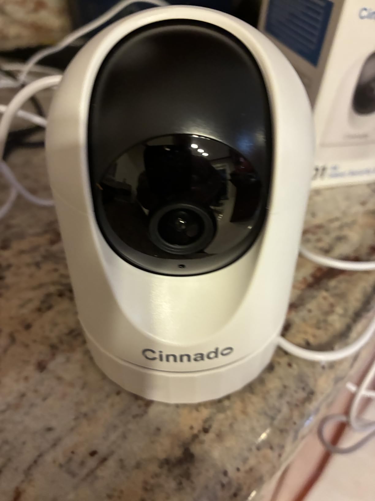Cinnado 2K Security Camera Indoor for Pet/Dog/Baby with Phone App, D1 1Pack customer photo 2