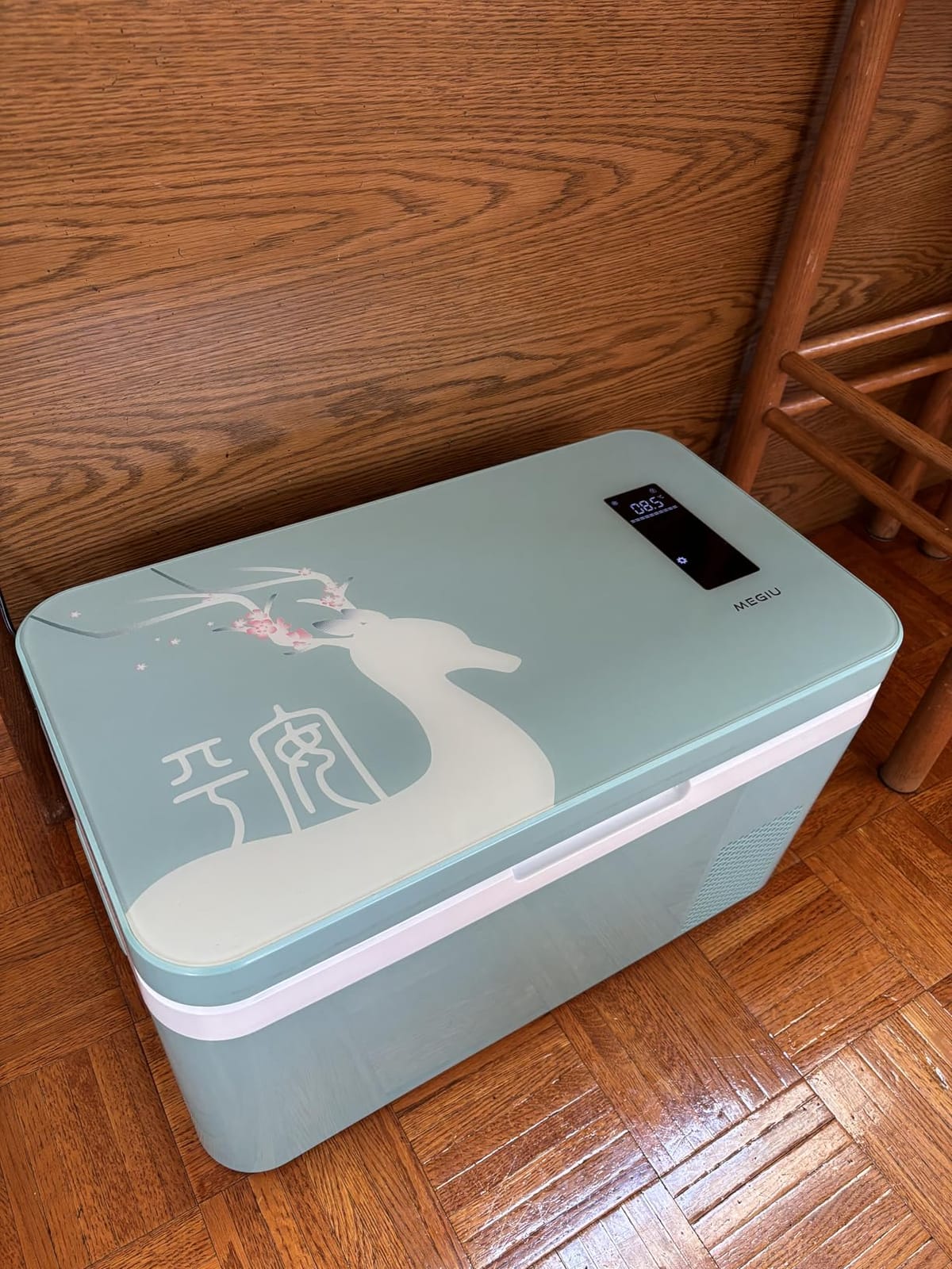 Megiu 12 Volt Car Refrigerator Dual Zone 25 Quart Portable Freezer 12V Fridge Compressor Cooler 12V/24V DC 110~240 Volt AC for Truck Van RV SUV and Home Use -18℃~+15℃ (Glass Door) customer photo 1