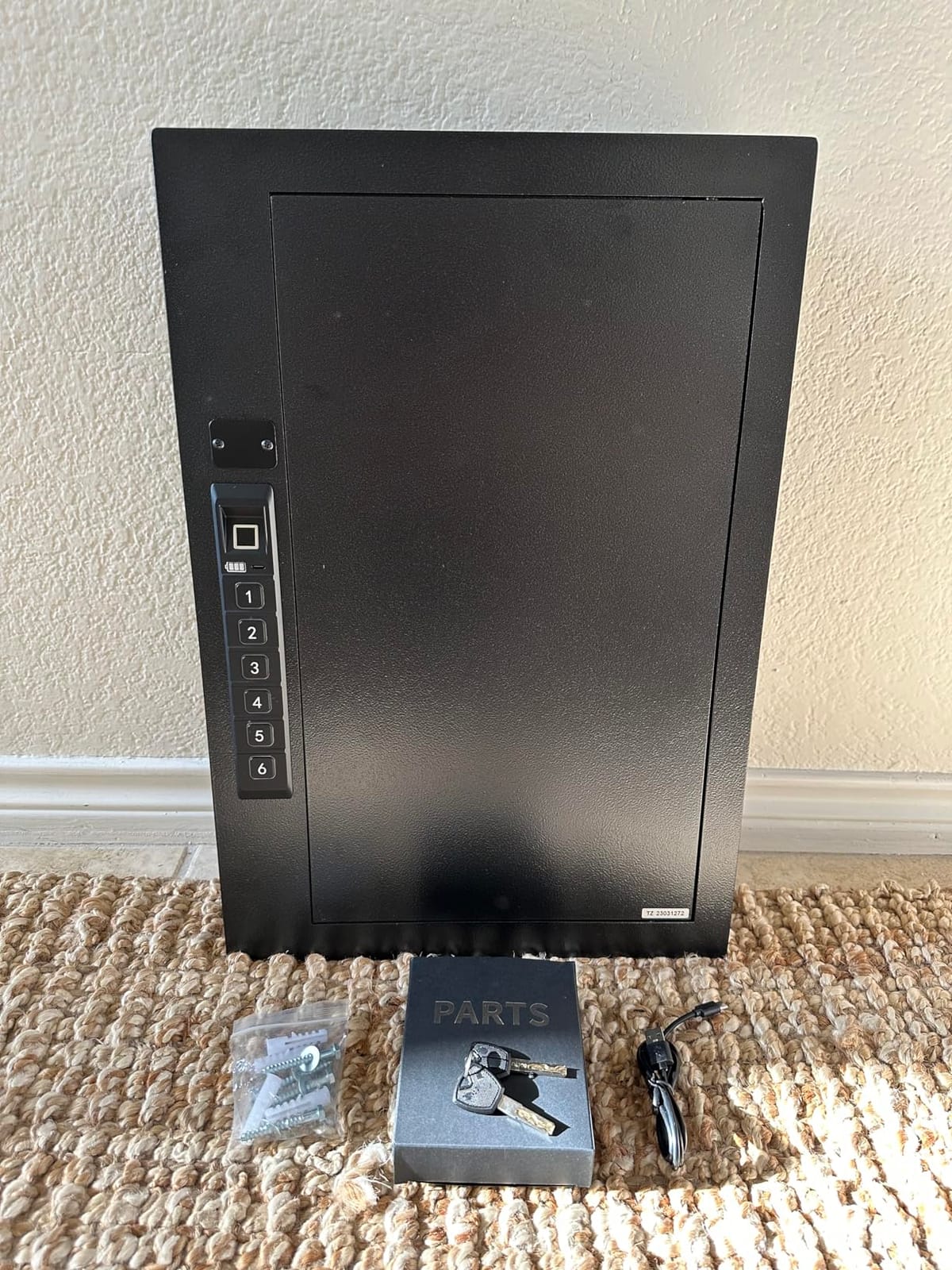 Wall Safe, Hidden Fingerprint Security wall Safe, In Wall Safe Between Studs, Upgraded Biometric/Keypad/Key Access, Secure Handgun, Documents, Jewelry, Valuables (Biometric Fingerprint) customer photo 1