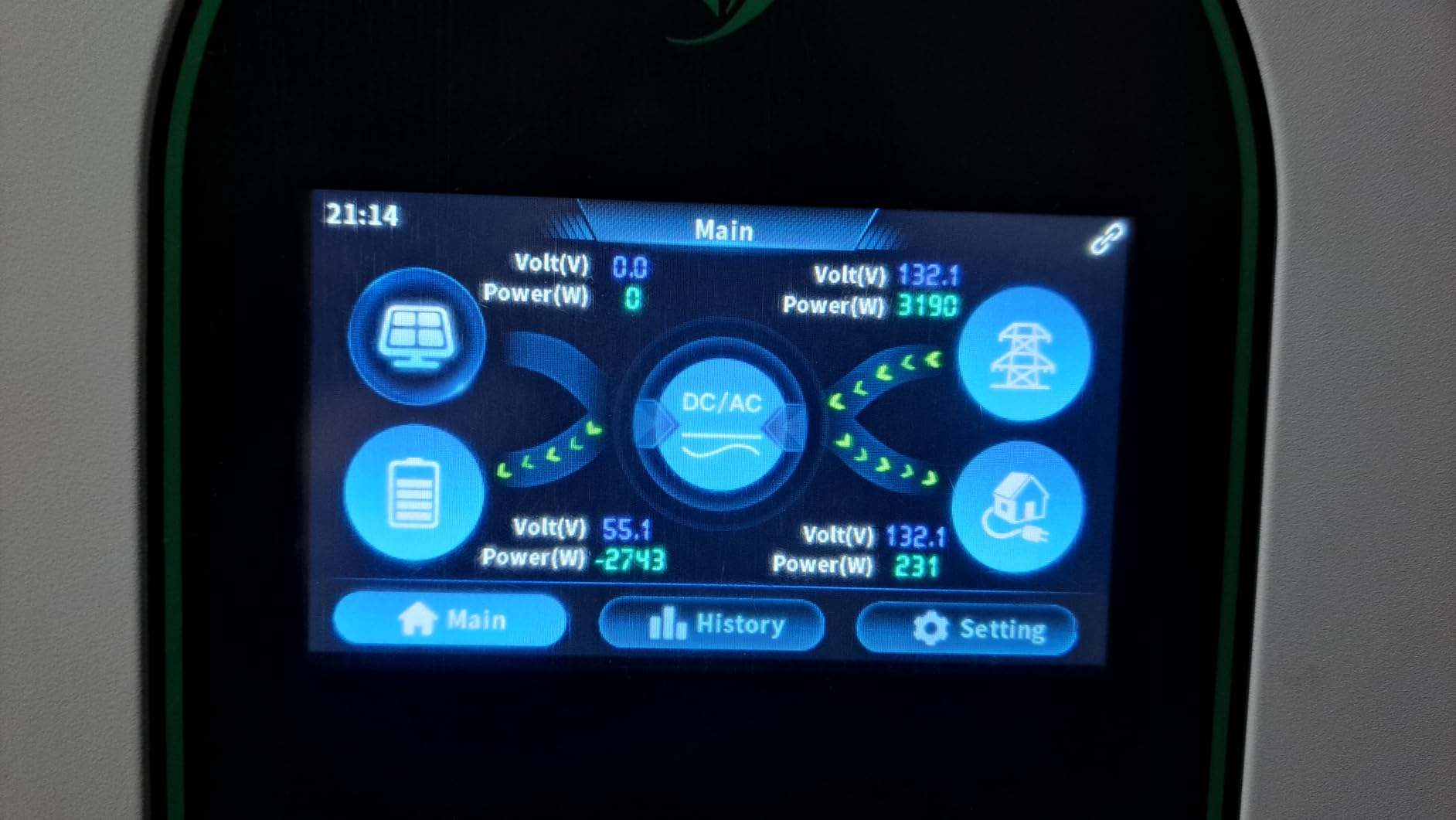 POWLAND 12000W Hybrid Solar Inverter with WiFi | Battery-Free Design | 48V DC to 120V/240V AC Split Phase |Built-in Dual 200A MPPT |Parallel 6 Units,Works with 48V LiFePO4/Lead Acid Batteries, UL1741 customer photo 2