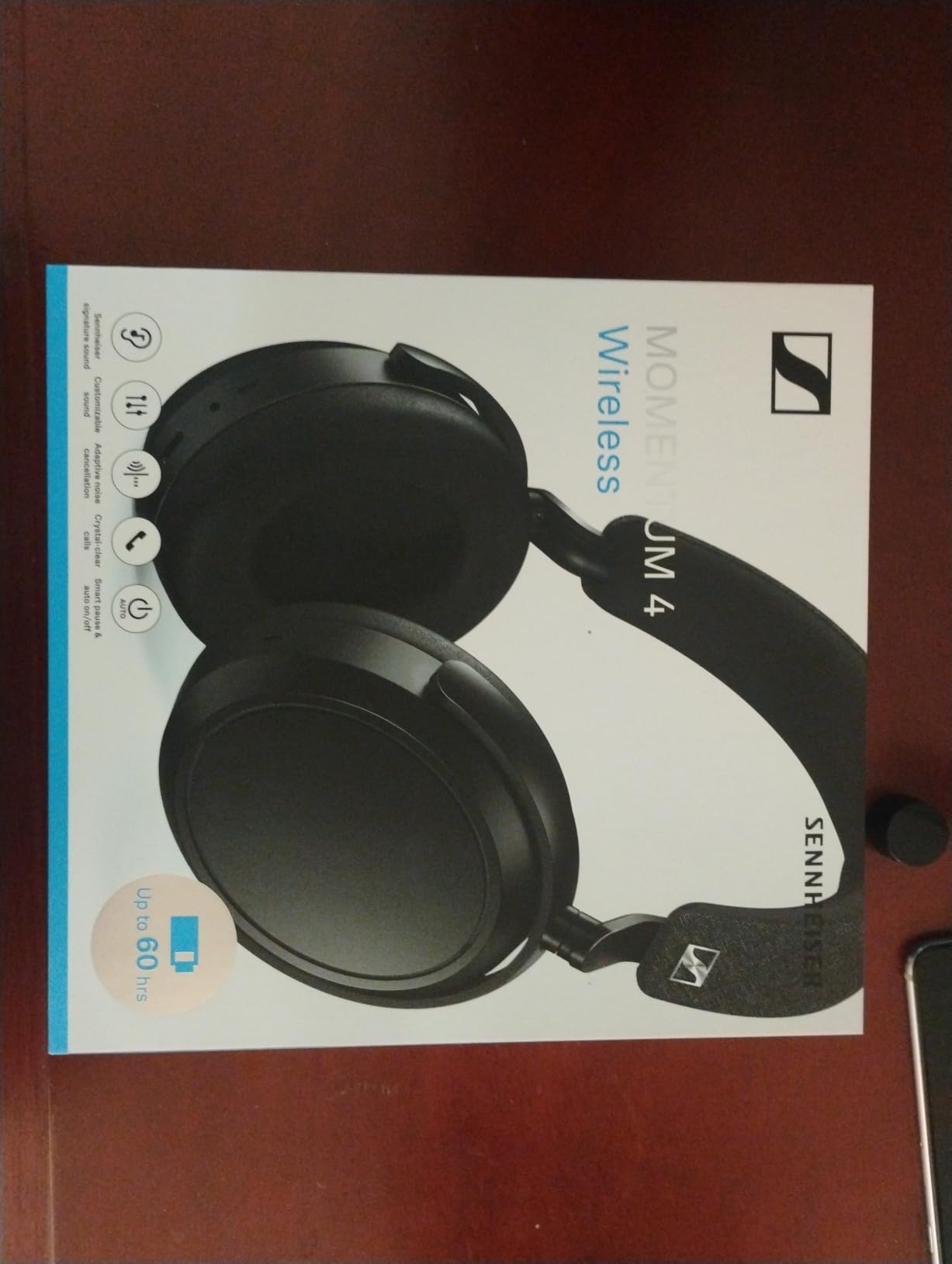 Sennheiser Momentum 4 Wireless Headphones, Bluetooth, ANC, 60h Battery customer photo 1