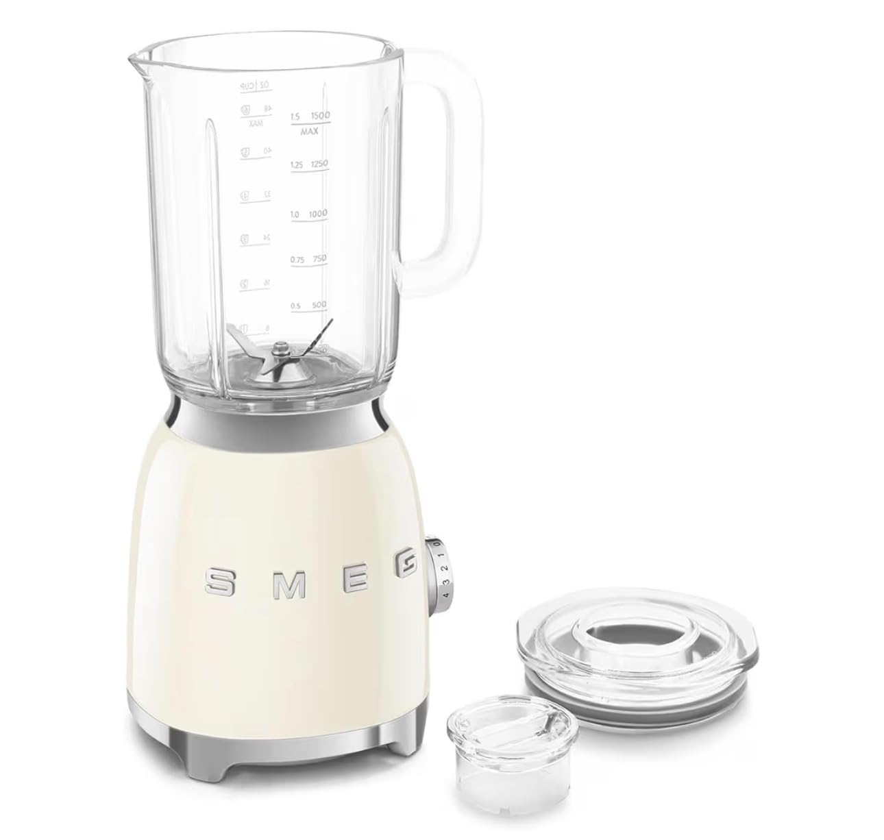 SMEG BLF03 Retro Style Blender – 600W Countertop Blender with 48 oz BPA-Free Jug, 3 Speeds + Pulse, Ice Crush & Smoothie Functions – 50s-Inspired Design-Cream customer photo 2