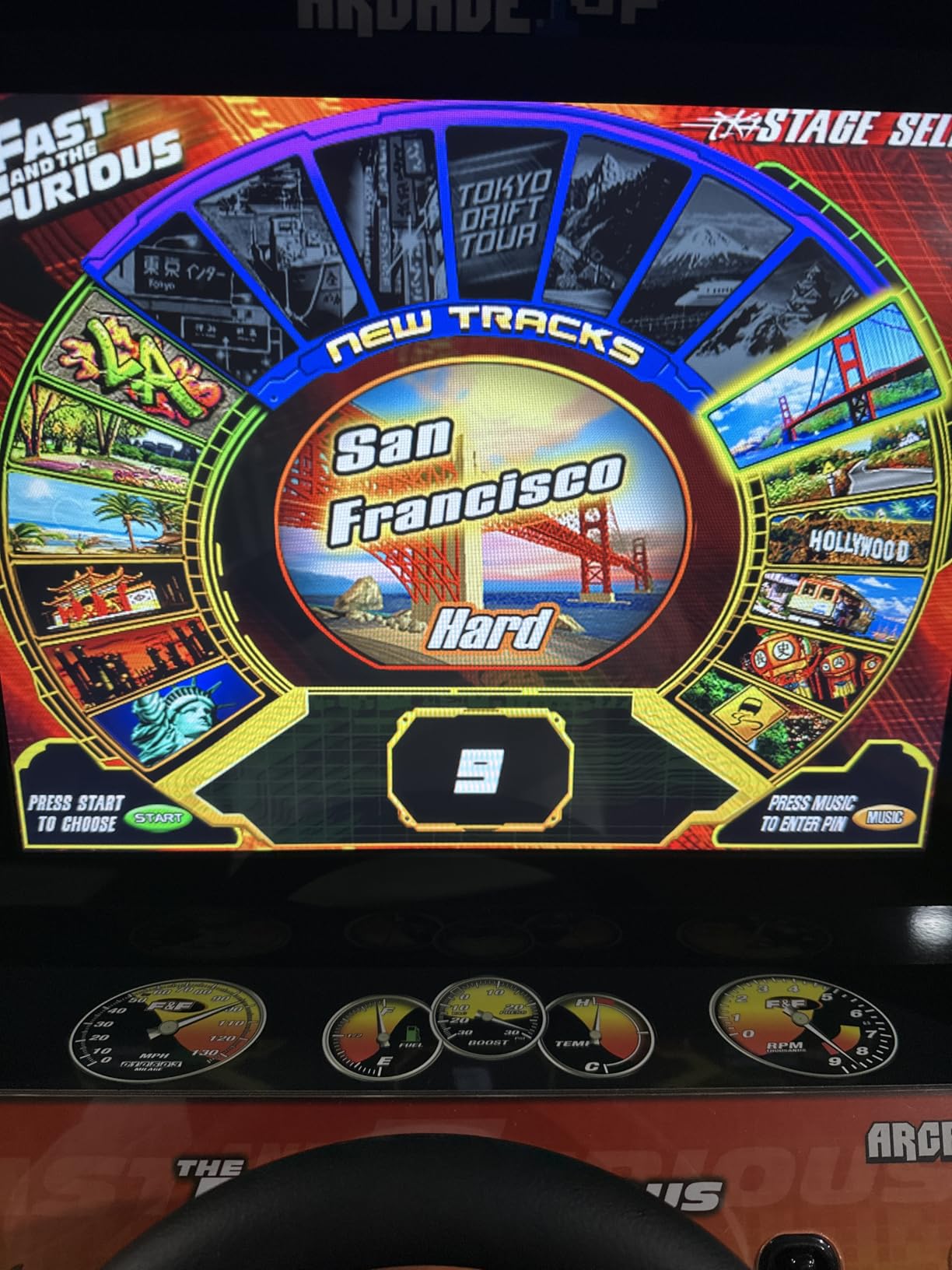 Arcade1Up The Fast and the Furious Deluxe Arcade Machine, Steering Wheel customer photo 2