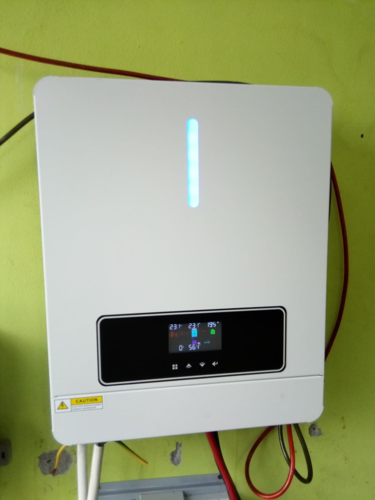 Y&H 6.2KW Solar Hybrid Inverter 48V AC220V On/Off-Grid Solar Inverter Built-in MPPT 120A Solar Charger, Two Load Output Power Max PV Power 6500W Input, Supports Batteryless customer photo 1