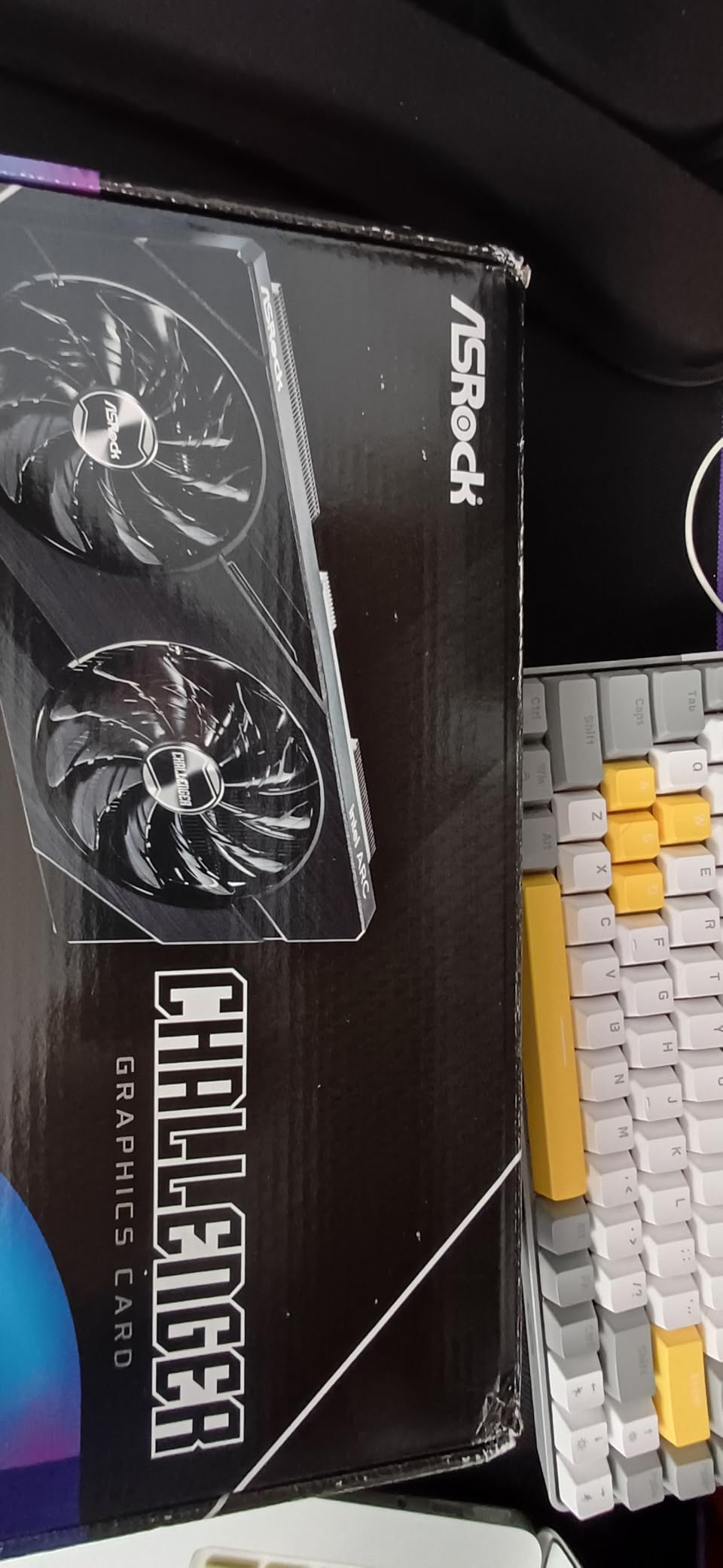 ASRock Intel Arc A580 Challenger 8GB OC Graphics Card, Intel Xe HPG Architecture, 8GB GDDR6, PCIe 4.0, Dual Fans, 0dB Silent Cooling, DisplayPort 2.0 customer photo 2