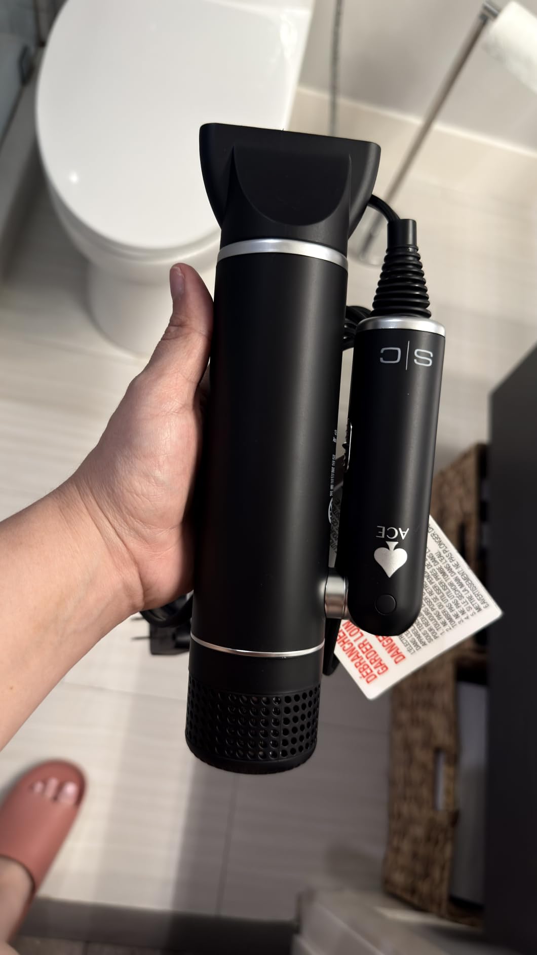 StyleCraft Ace Foldable Hair Dryer with 1600W Motor, Travel-Friendly Design customer photo 2