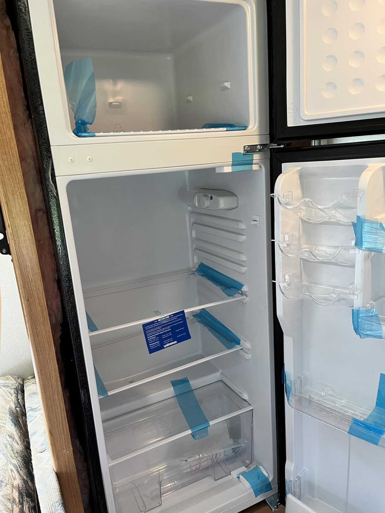 Upstreman 7.7 Cu.Ft. Refrigerator with Freezer Double Door Fridge customer photo 2