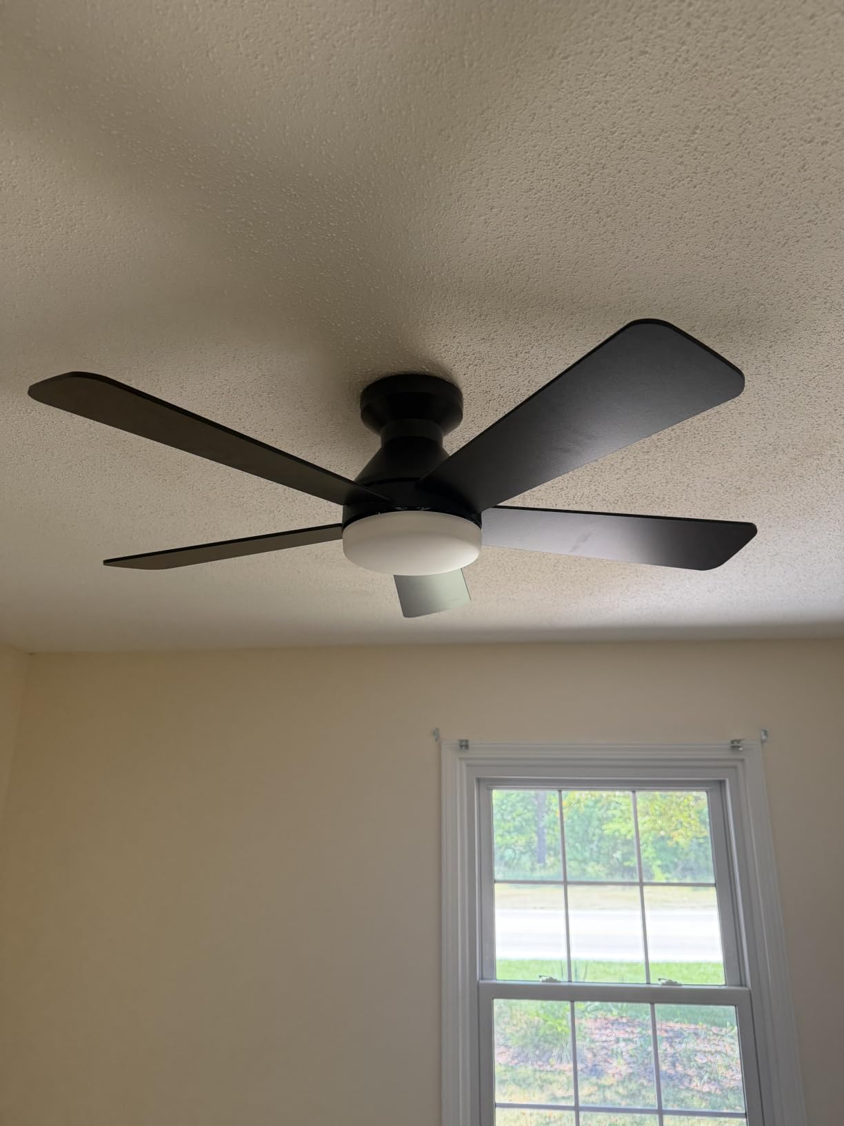 addlon 42 Inch Black Low Profile Ceiling Fans with Lights and Remote customer photo 2