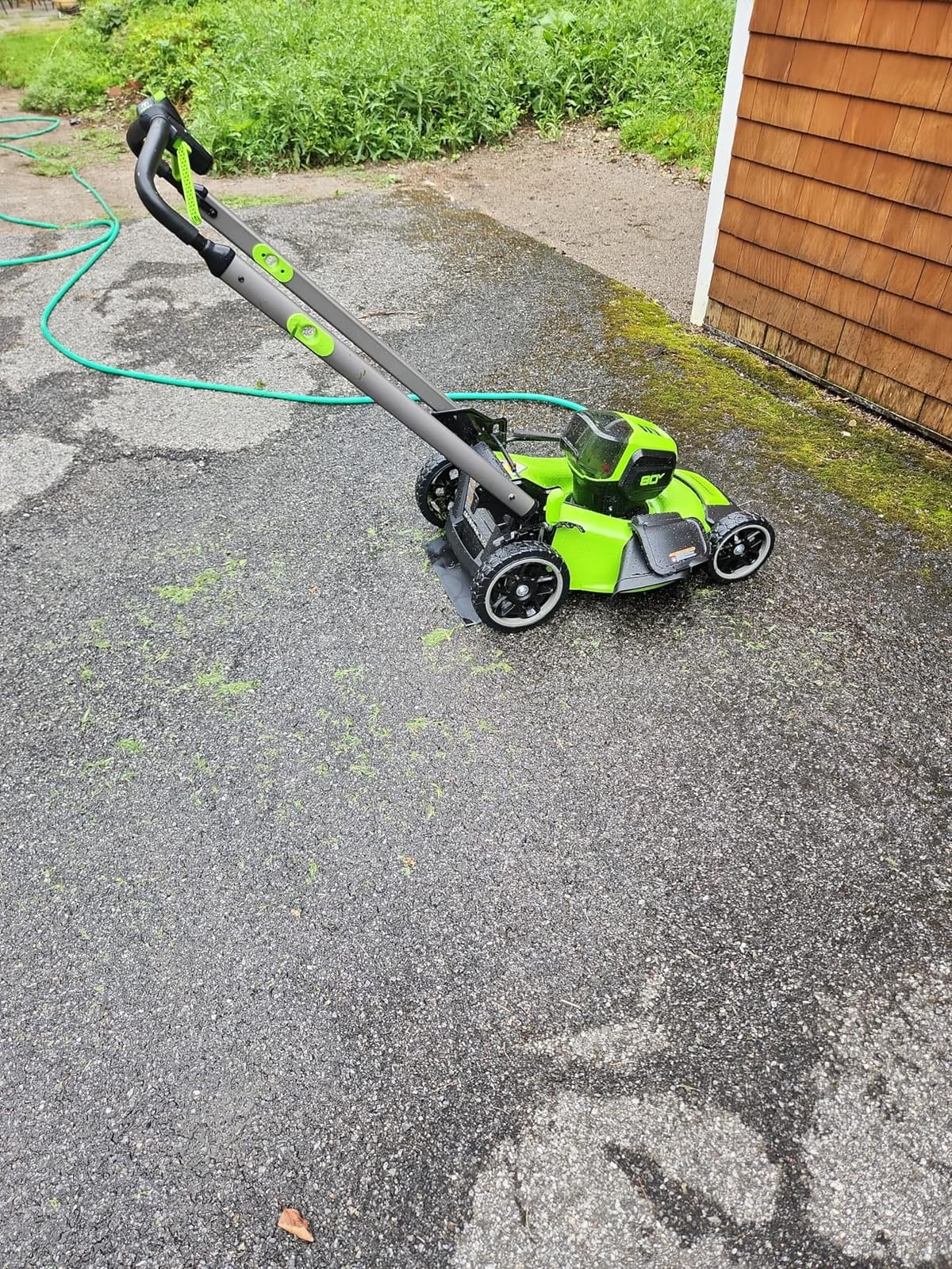 Greenworks 80V 21in Push Lawn Mower, 4.0 Ah Battery and Charger customer photo 2