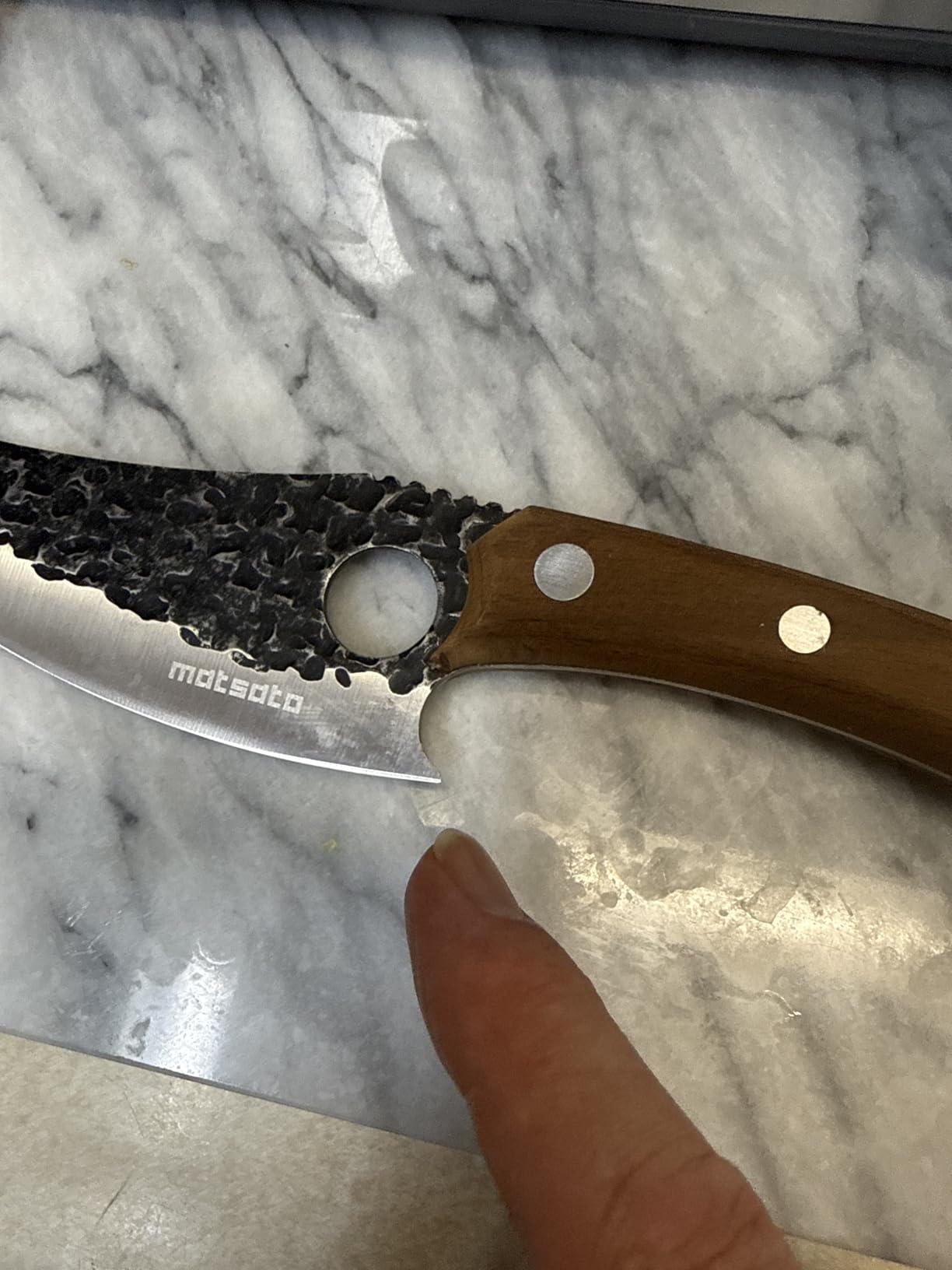 Matsato Chef Knife - Perfect Kitchen Knife for Cooking, Chopping customer photo 1