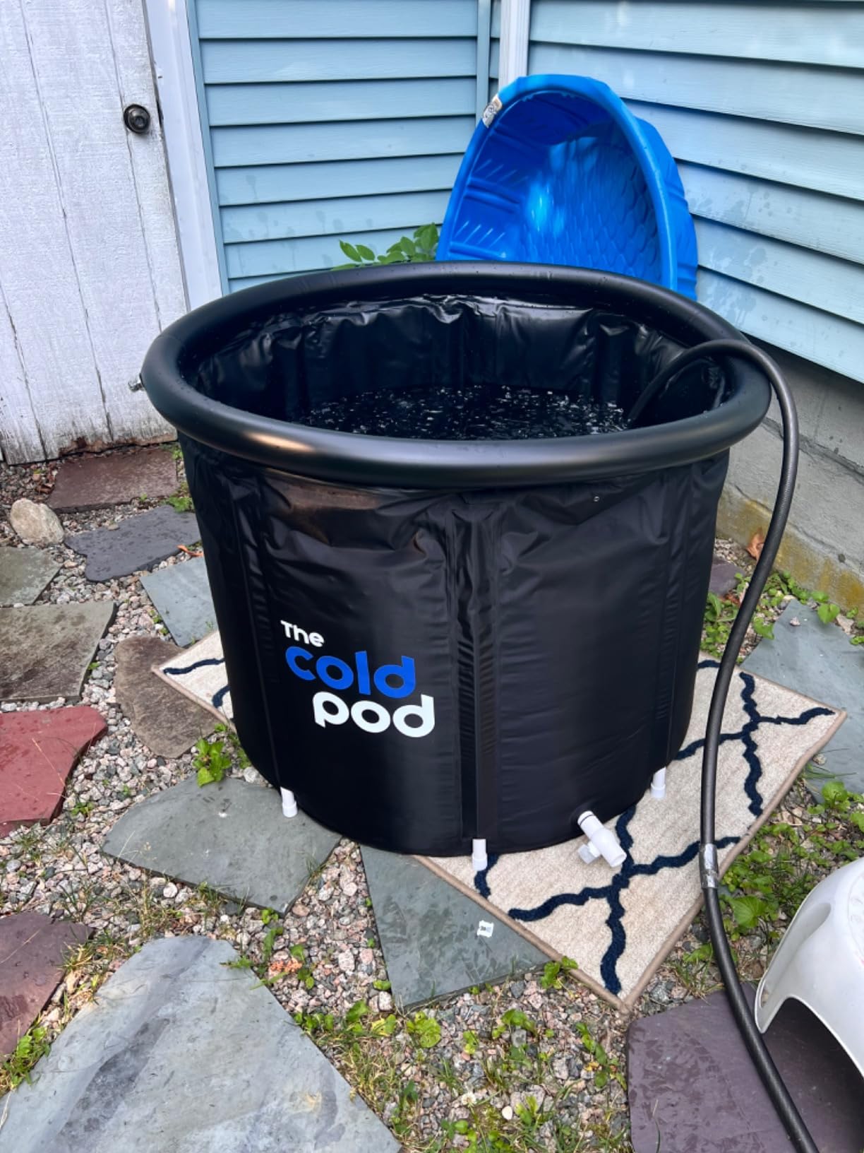 The Cold Pod Ice Bath Tub for Athletes with Cover: 88 Gallons Cold Plunge Tub for Recovery, Multiple Layered Portable Ice Bath Plunge Pool customer photo 2