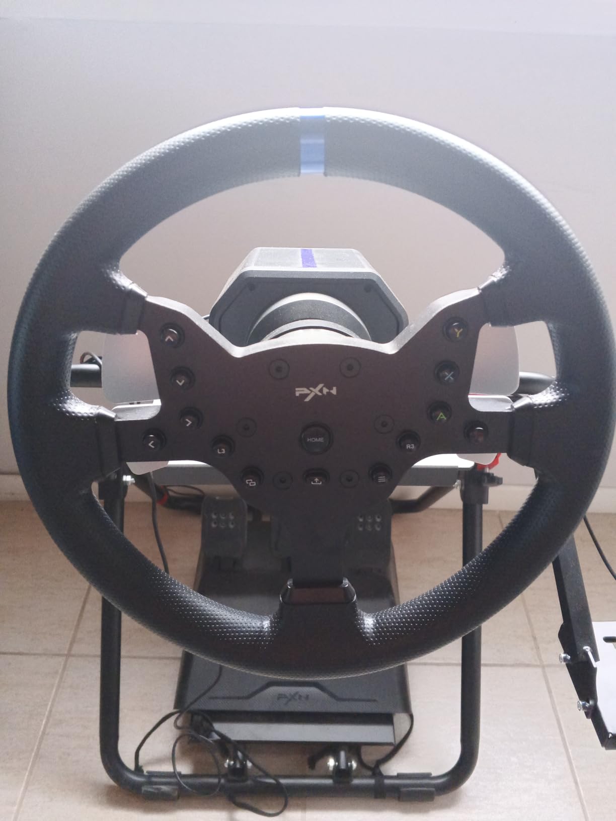 PXN V99 Force Feedback Racing Wheel, with Pedals and Shifter | Detachable 270°/900° Steering Wheel, Hall Pedals & H-Shifter - for PC, Xbox Series X|S, Xbox One, and PS4 customer photo 1