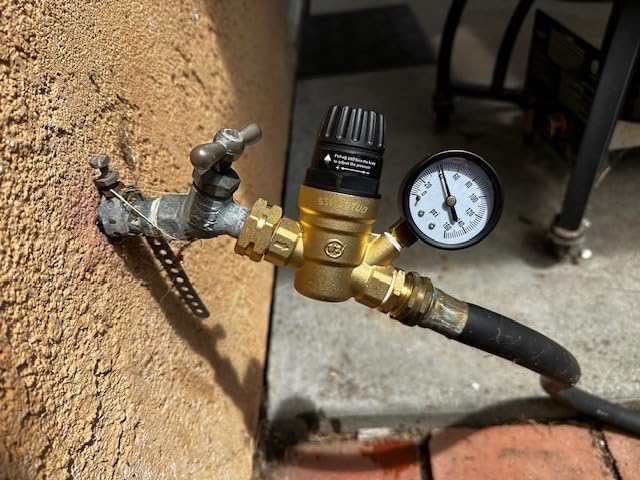 STMOUTUO RV Water Pressure Regulator Valve for Camper. Lead-Free Brass. customer photo 2