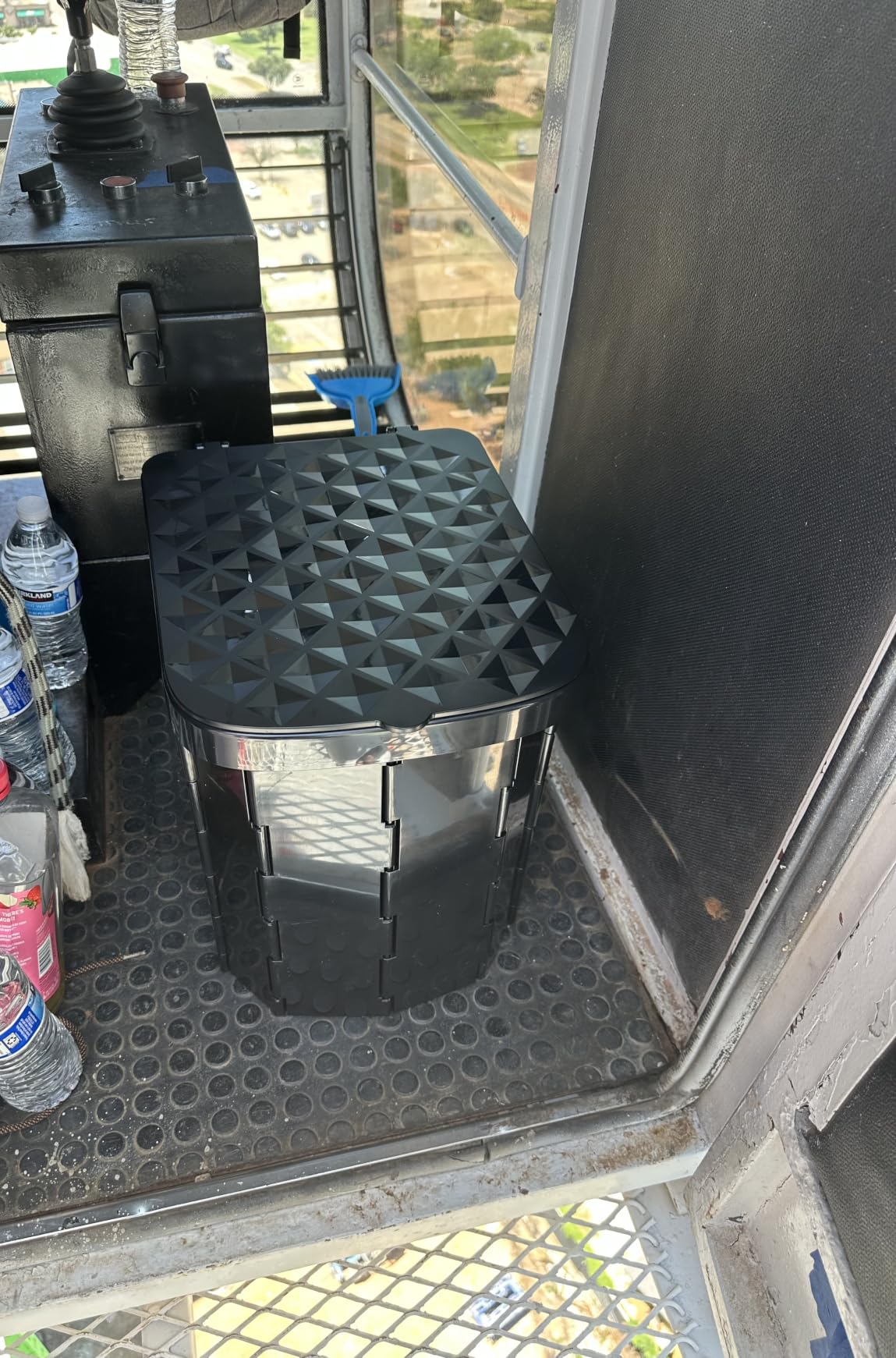 Hapoon XL Portable Folding Camping Toilet For Adults & Kids, Lightweight customer photo 1