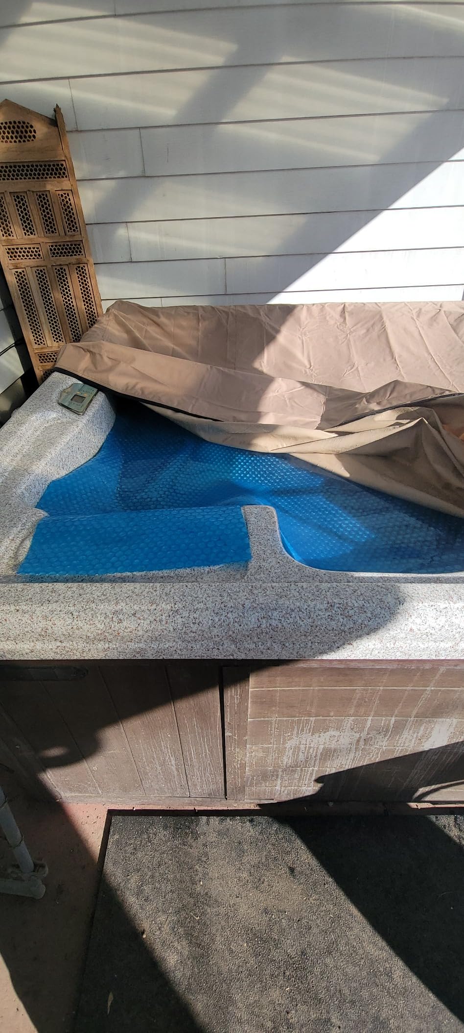Waterproof Hot Tub Cover -Outdoor Spa Cover Cap(95''x 83'') customer photo 2