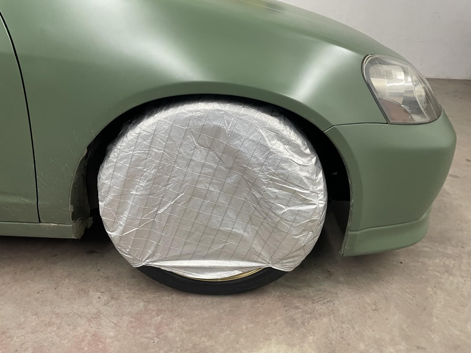 Tire Covers Set of 2, Waterproof Anti-UV Sun Snow Rain Tire Covers for Trailers, RV, Camper, SUV, Truck, Fit 27-29 inches Tire Diameter customer photo 1