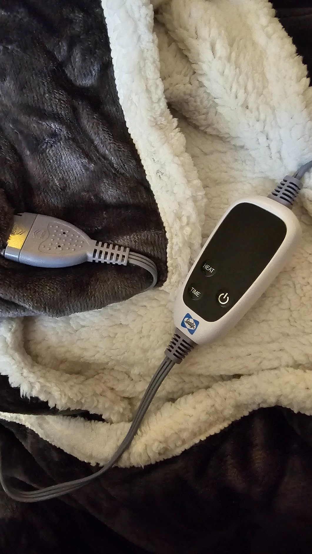 Sealy Wearable Electric Blanket with Foot Pocket, 50