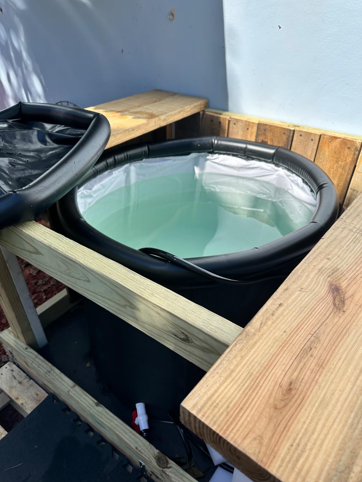 Bubplay Ice Bath Cold Plunge Tub with Cover for Indoor Outdoor for Recovery, Cold Water Therapy, Athletes & Adults -105 Gallons, Black, XL customer photo 2