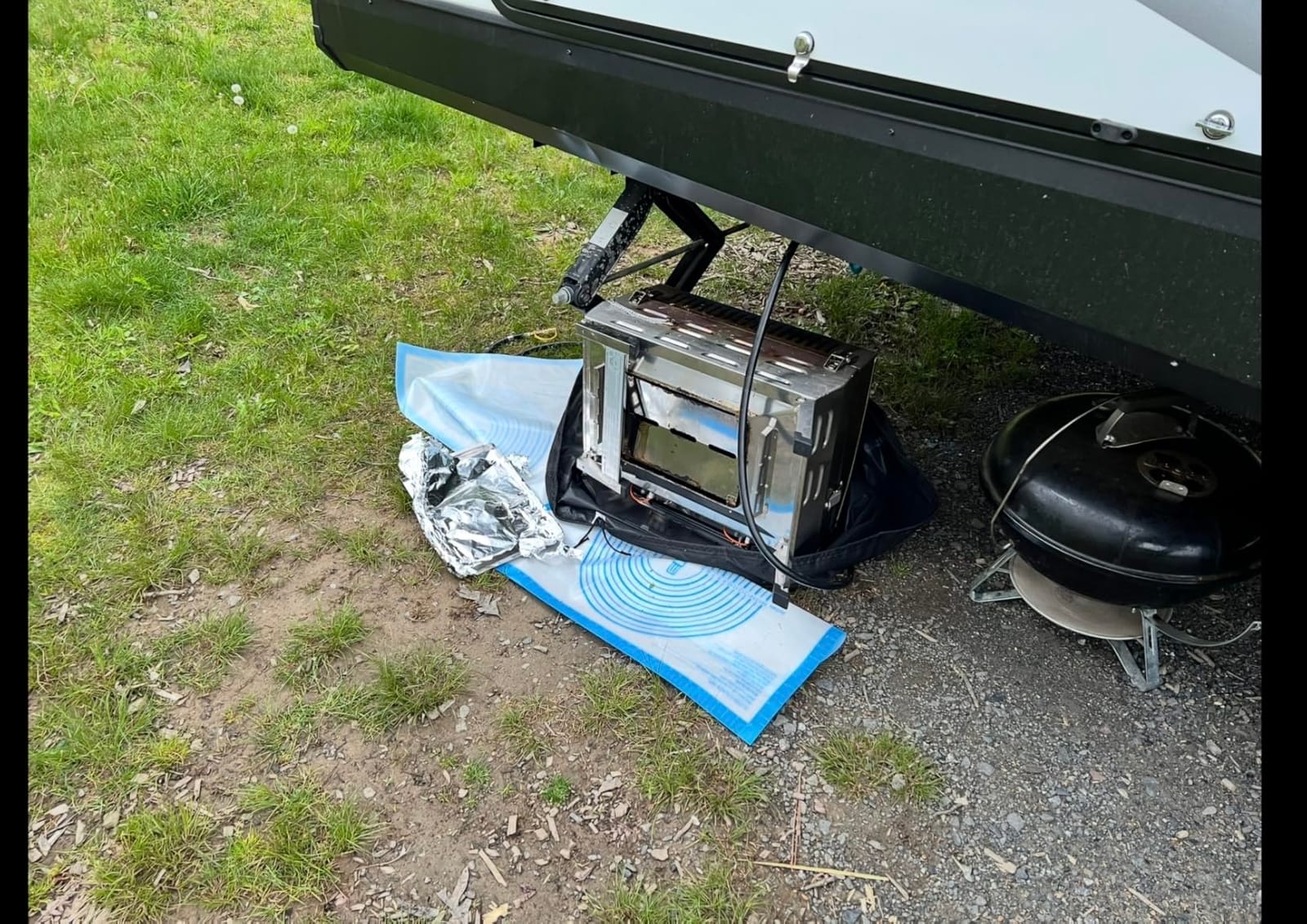 Nexgrill Tabletop 2 Burner Gas Grill, Stainless Steel with Folding Legs customer photo 2