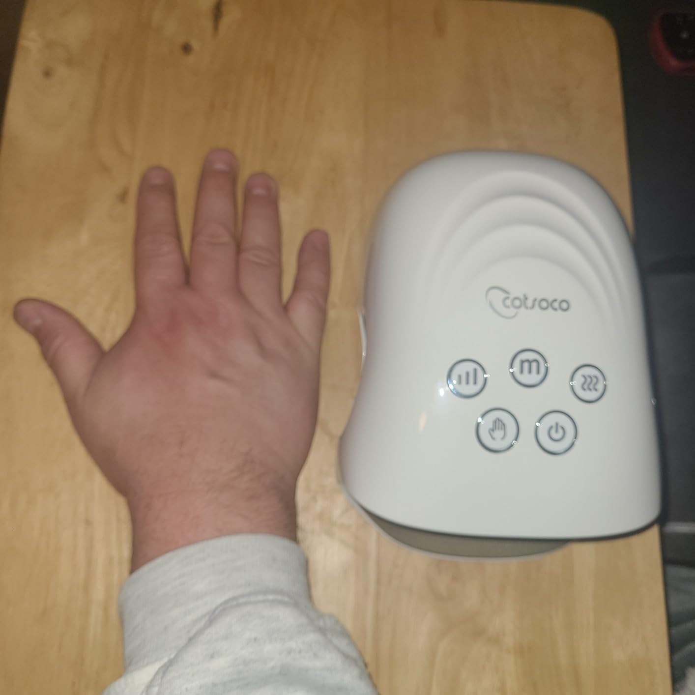 cotsoco Upgraded Hand Massager, Cordless Hand Massager with Heat & Compression for Arthritis and Carpal Tunnel, Relaxation at Home, Office, Outdoors, Gift for Men and Mom customer photo 1