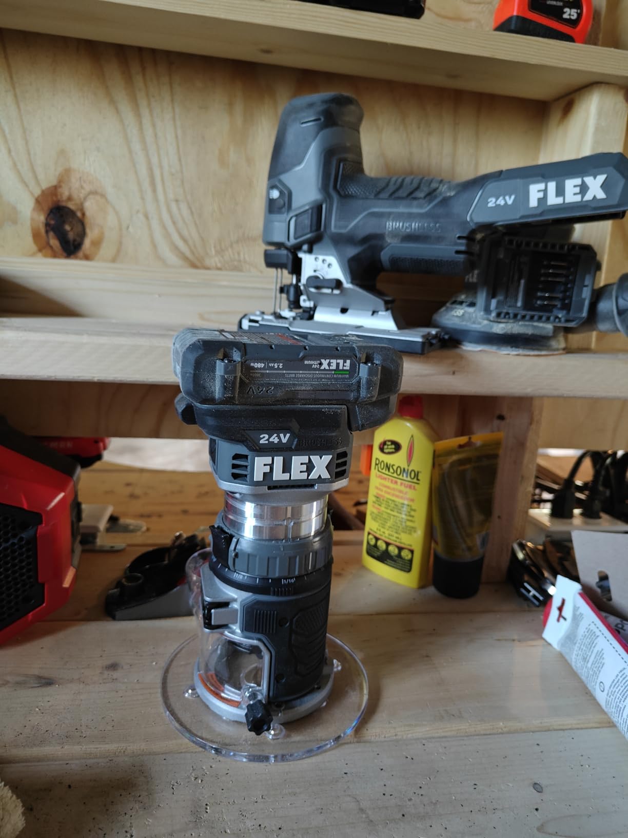 FLEX 24V Brushless Cordless 1.5 HP Trim Router Tool, Battery and Charger Not Included - FX4221-Z customer photo 2