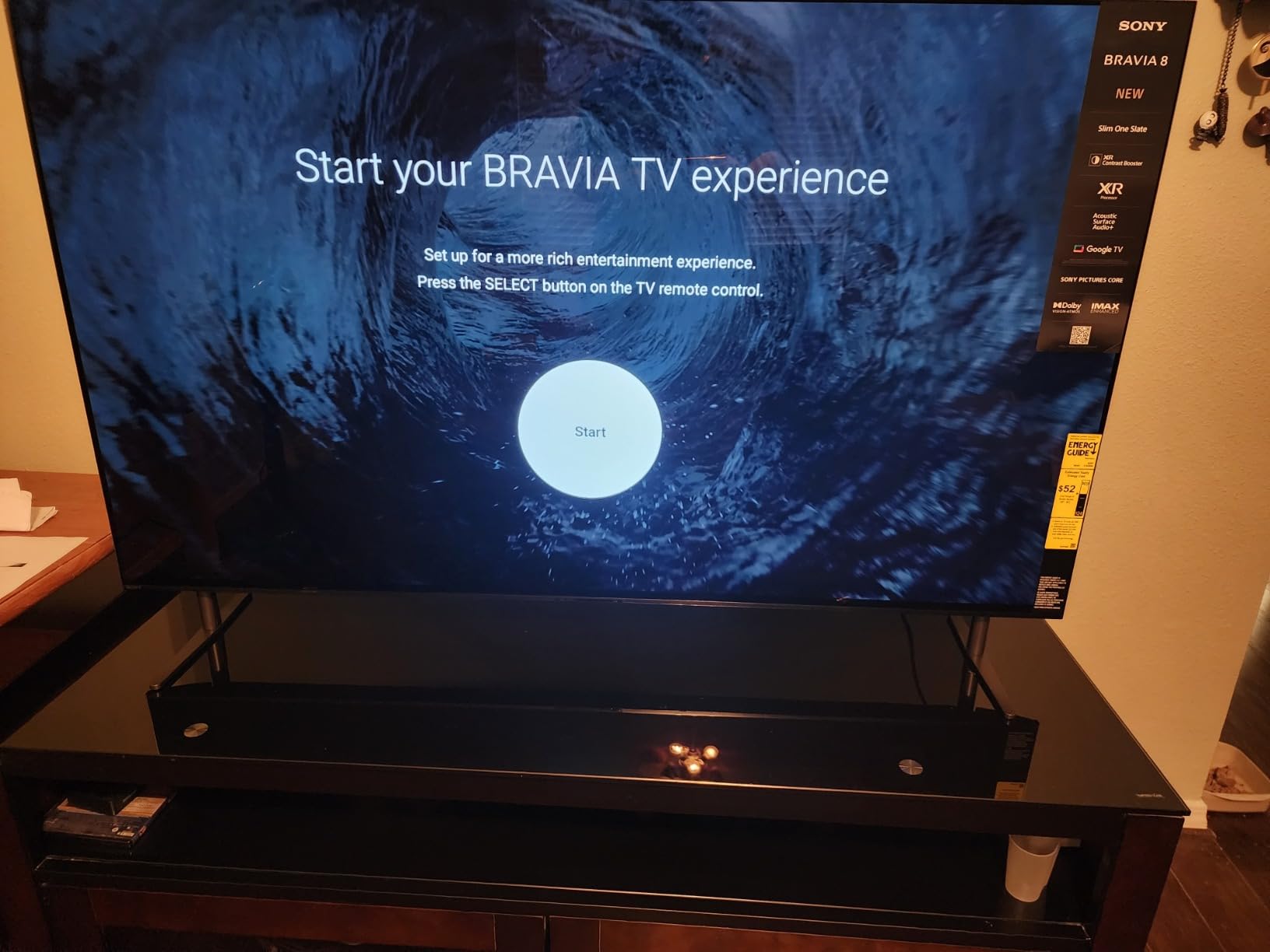 Sony 55 Inch BRAVIA 8 OLED 4K HDR Smart Google TV (K-55XR80) customer photo 1