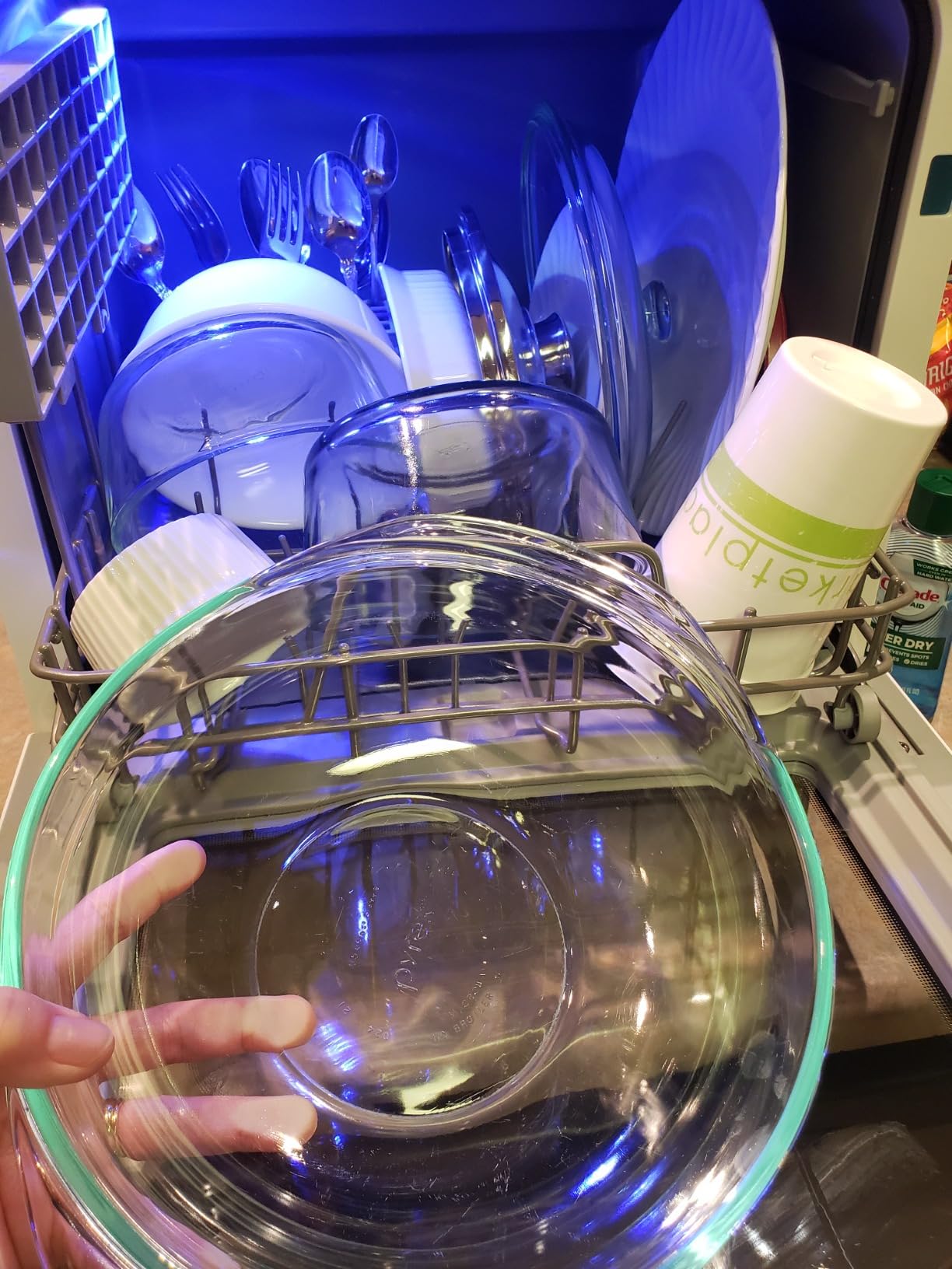 EUHOMY Countertop Dishwasher Portable, 6 Programs with 40 dB, No Hookup customer photo 1