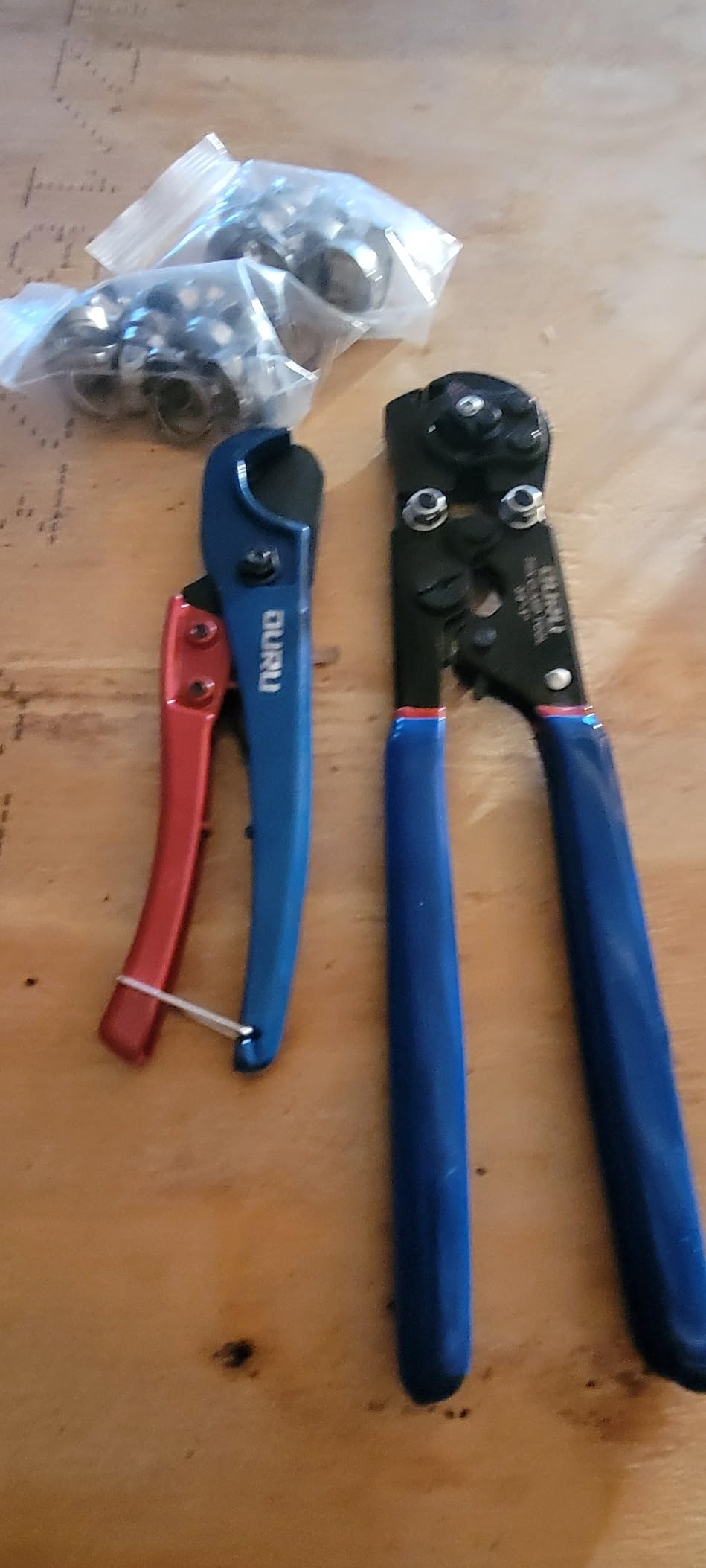 OURU PEX Crimping Tool,Cinch & Remove Combo Function PEX crimper,3/8