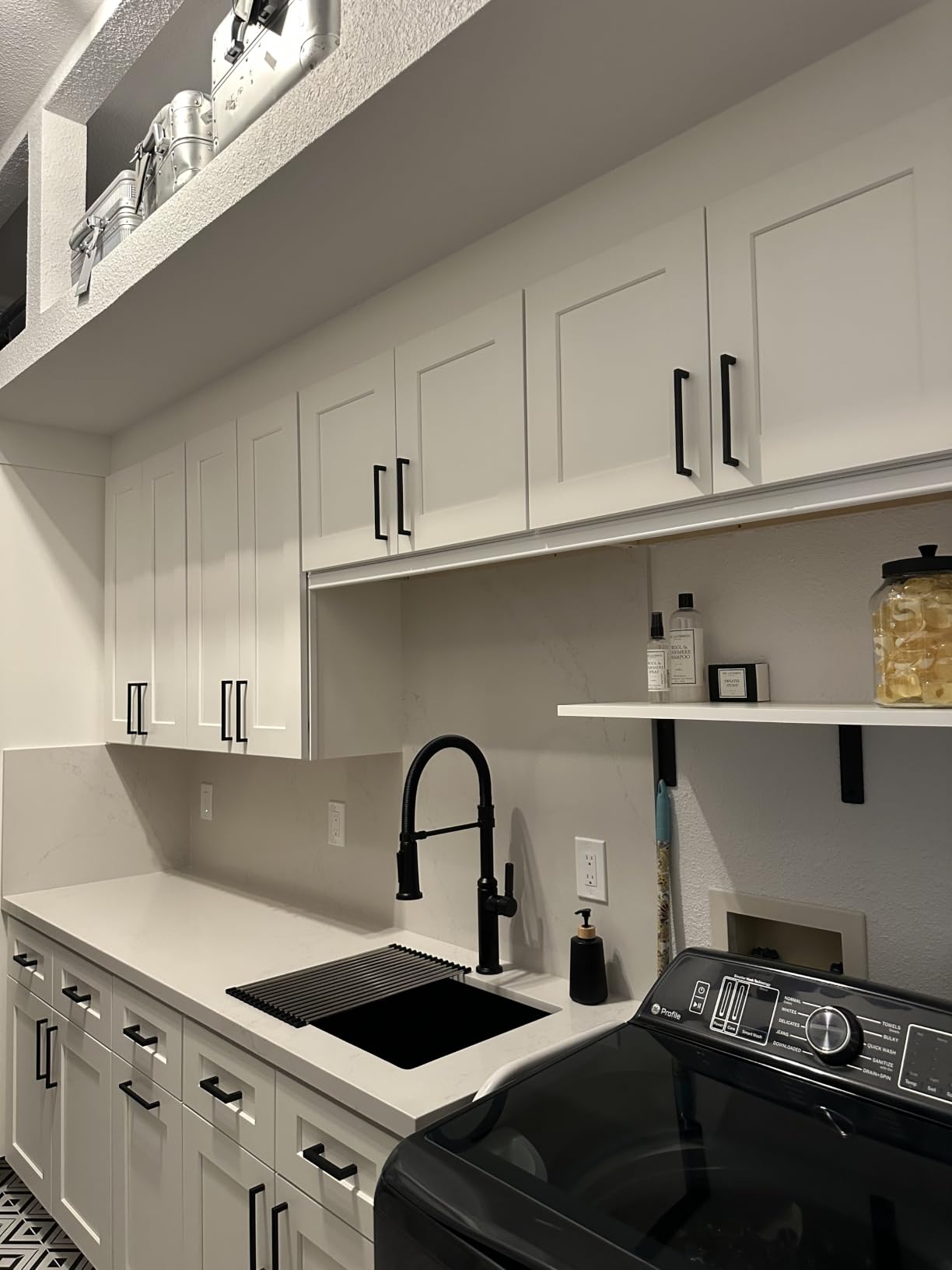 Delta Rhett Pro Style Commercial Kitchen Faucet with Pull Down Sprayer, Brushed Nickel Single Hole Kitchen Sink Faucet, Single Handle, Stainless 18829-SS-DST customer photo 2