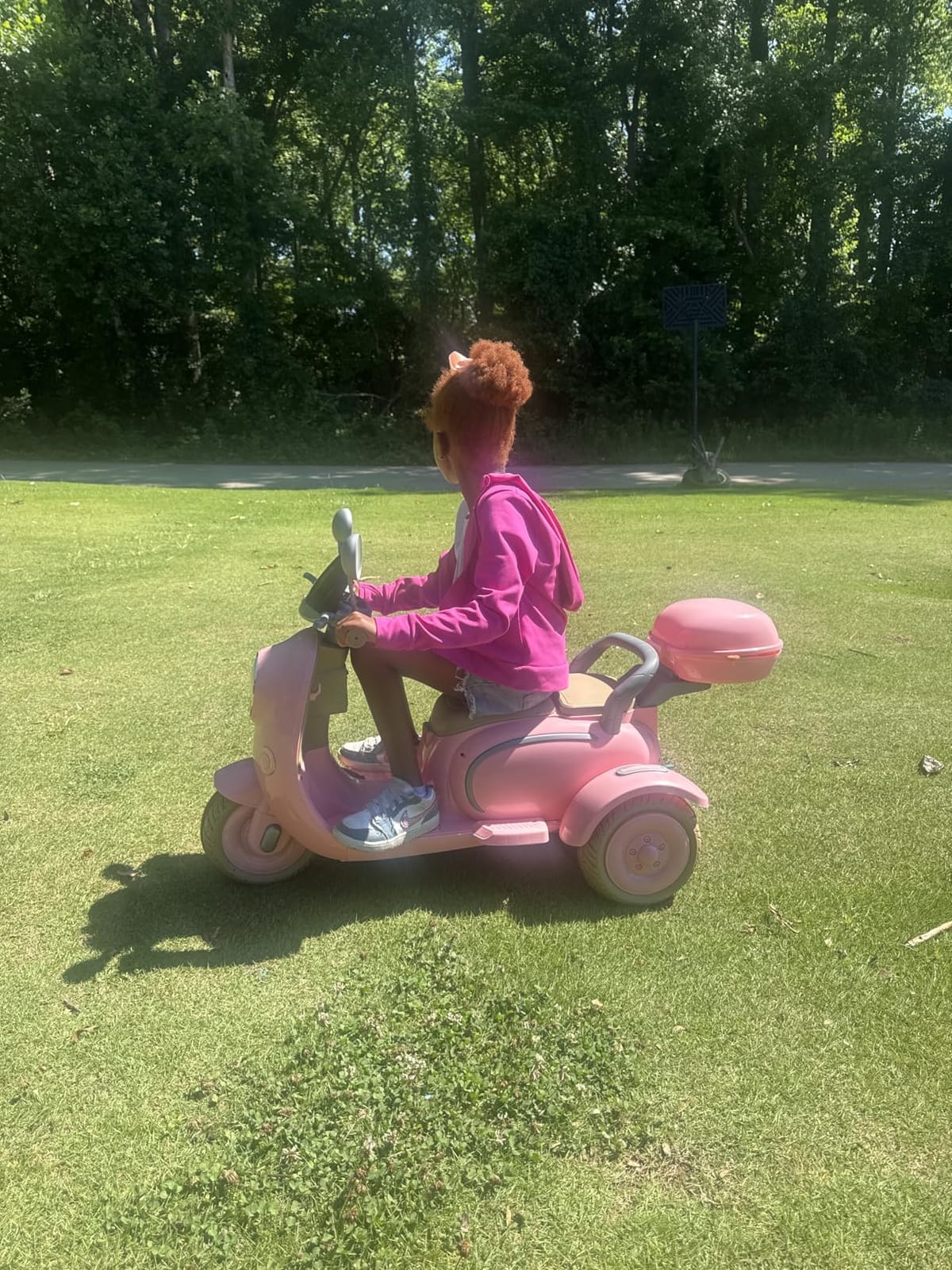 12V 2-Seater Ride on Motorcycle for Kids customer photo 2