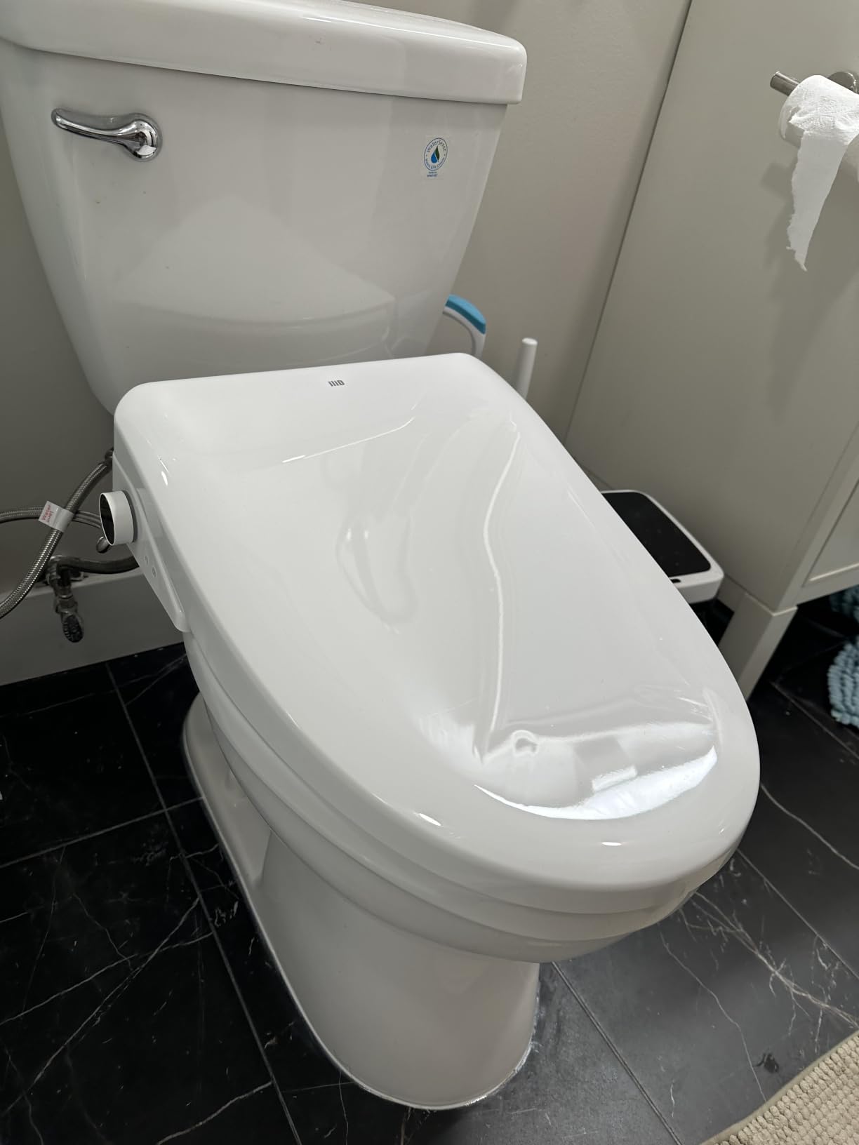 iliD Heated Bidet Toilet Seat with Remote, Electric, Warm Water, Elongated customer photo 1