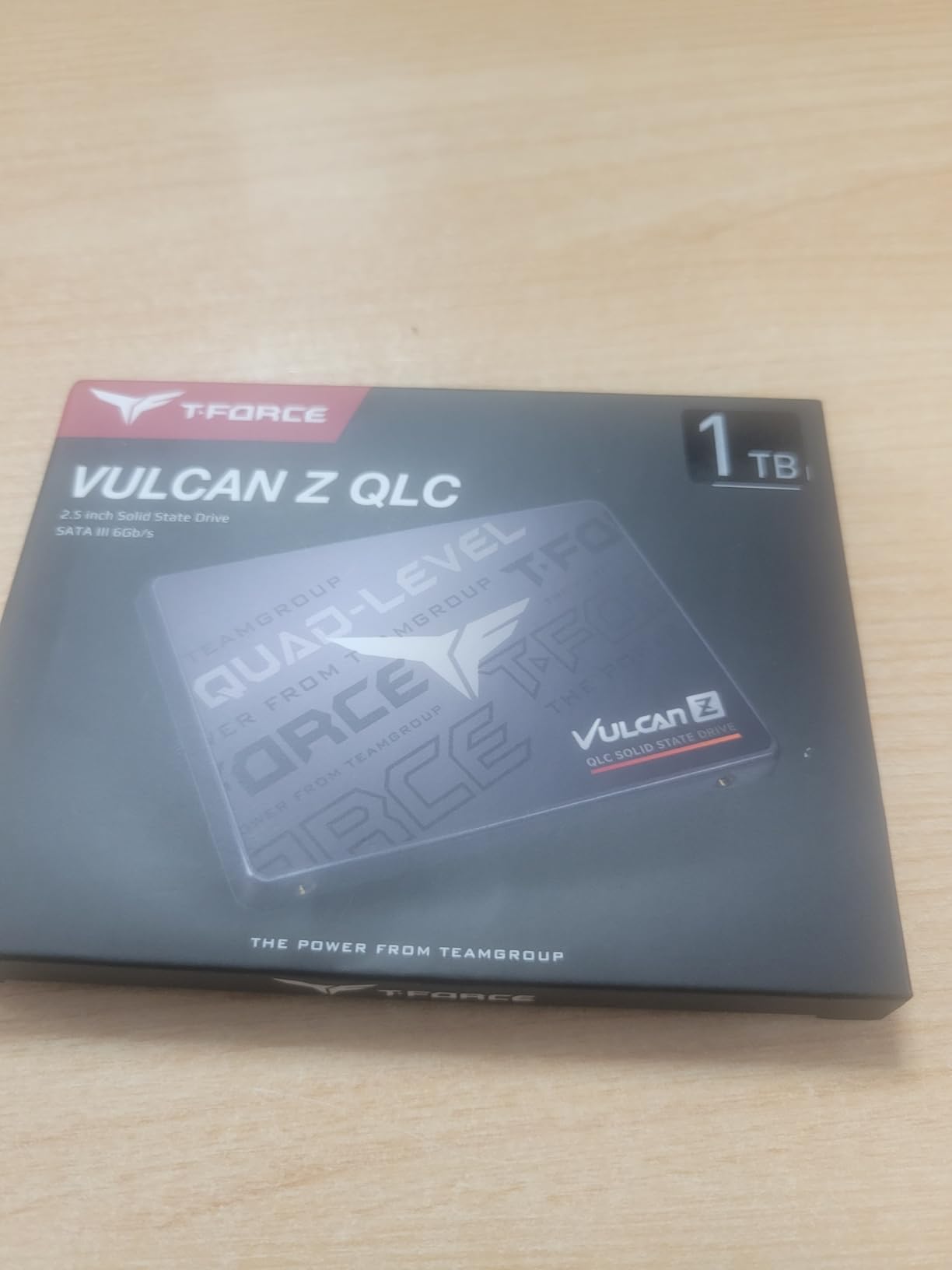 TEAMGROUP T-Force Vulcan Z 1TB SLC Cache 3D NAND QLC 2.5 Inch SATA III Internal Solid State Drive SSD (R/W Speed up to 550/470 MB/s) T253TY001T0C101 customer photo 2