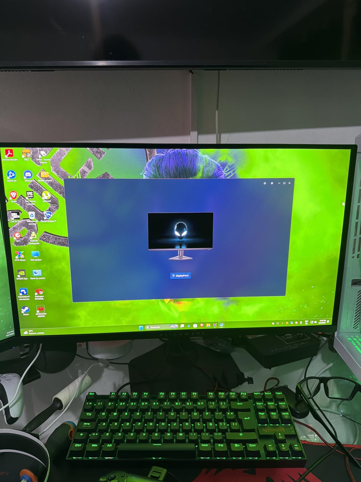 Alienware AW2725DF OLED Gaming Monitor - 26.7-inch Quantom-Dot WQHD (2560x1440) 360Hz 0.03Ms Display, AMD FreeSync Premium Pro, HDMI/DP/USB 3.2 Gen1, Height/Tilt/Swivel/Pivot Adjustability - Black customer photo 1