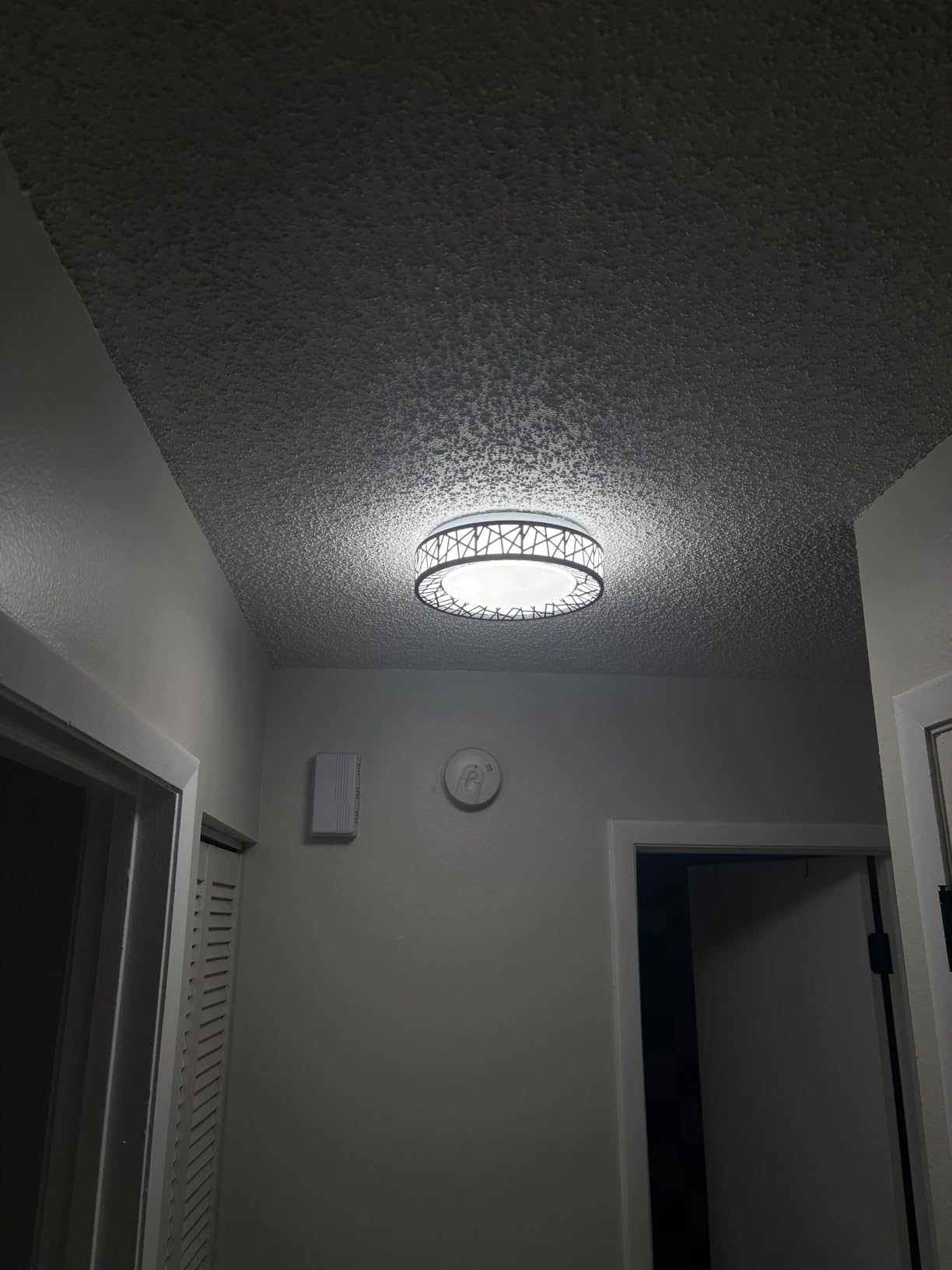 Lightania 12 Inch Bird's Nest Flush Mount Ceiling Light, 20W, 5CCT customer photo 1