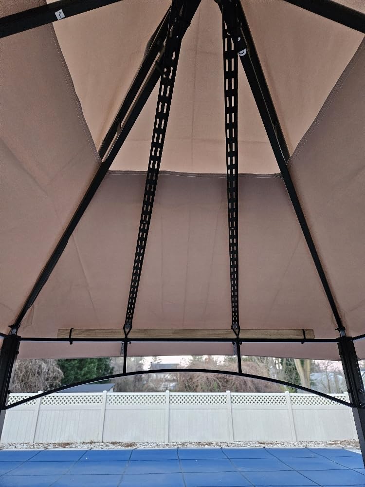 Kozyard 6' x 8' BBQ Hardtop Grill Gazebo, Outdoor Grill Shelter customer photo 1
