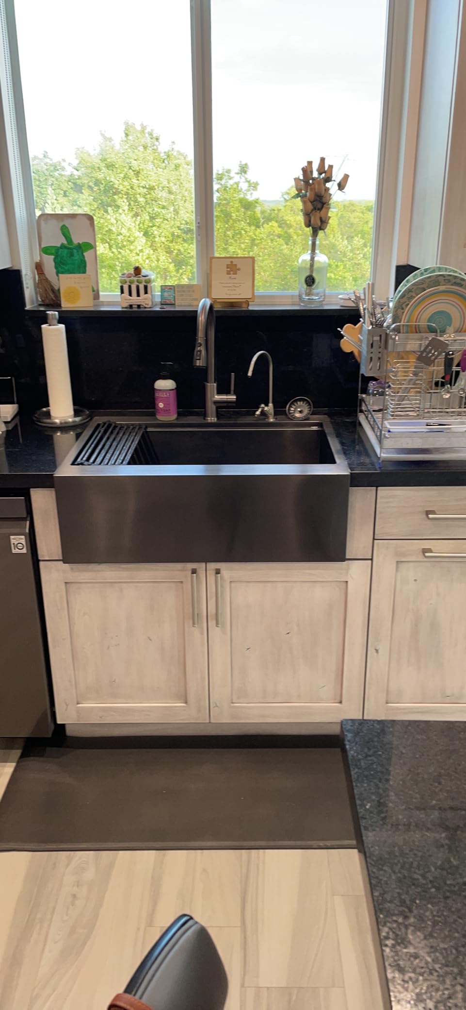 Arofa Touchless Kitchen Faucet, Motion Sensor, Pull-Down, Brushed Nickel customer photo 2