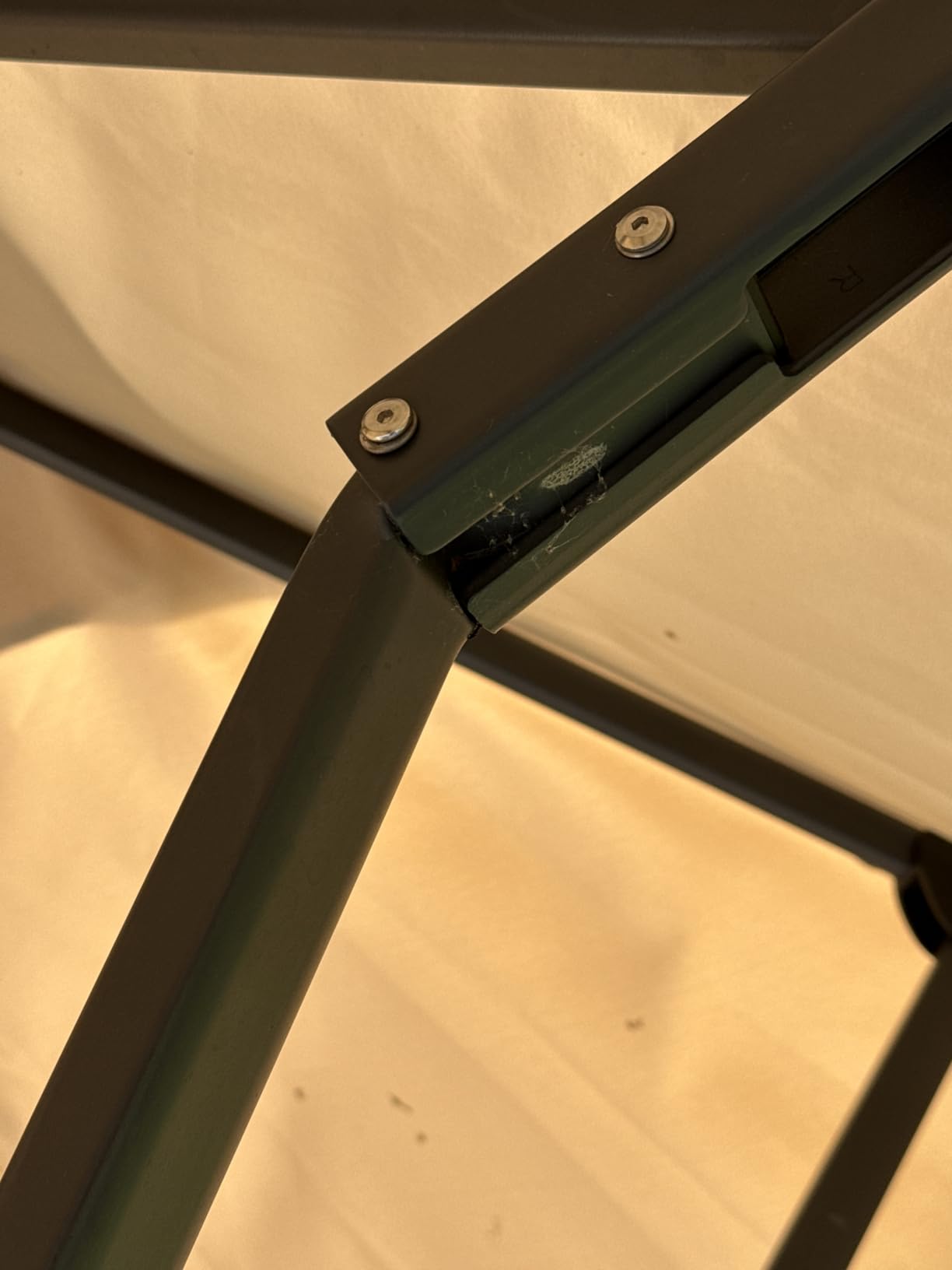 PHI VILLA 9'x12' Hydraulic Cantilever Outdoor Patio Umbrella w/Base,Beige customer photo 1