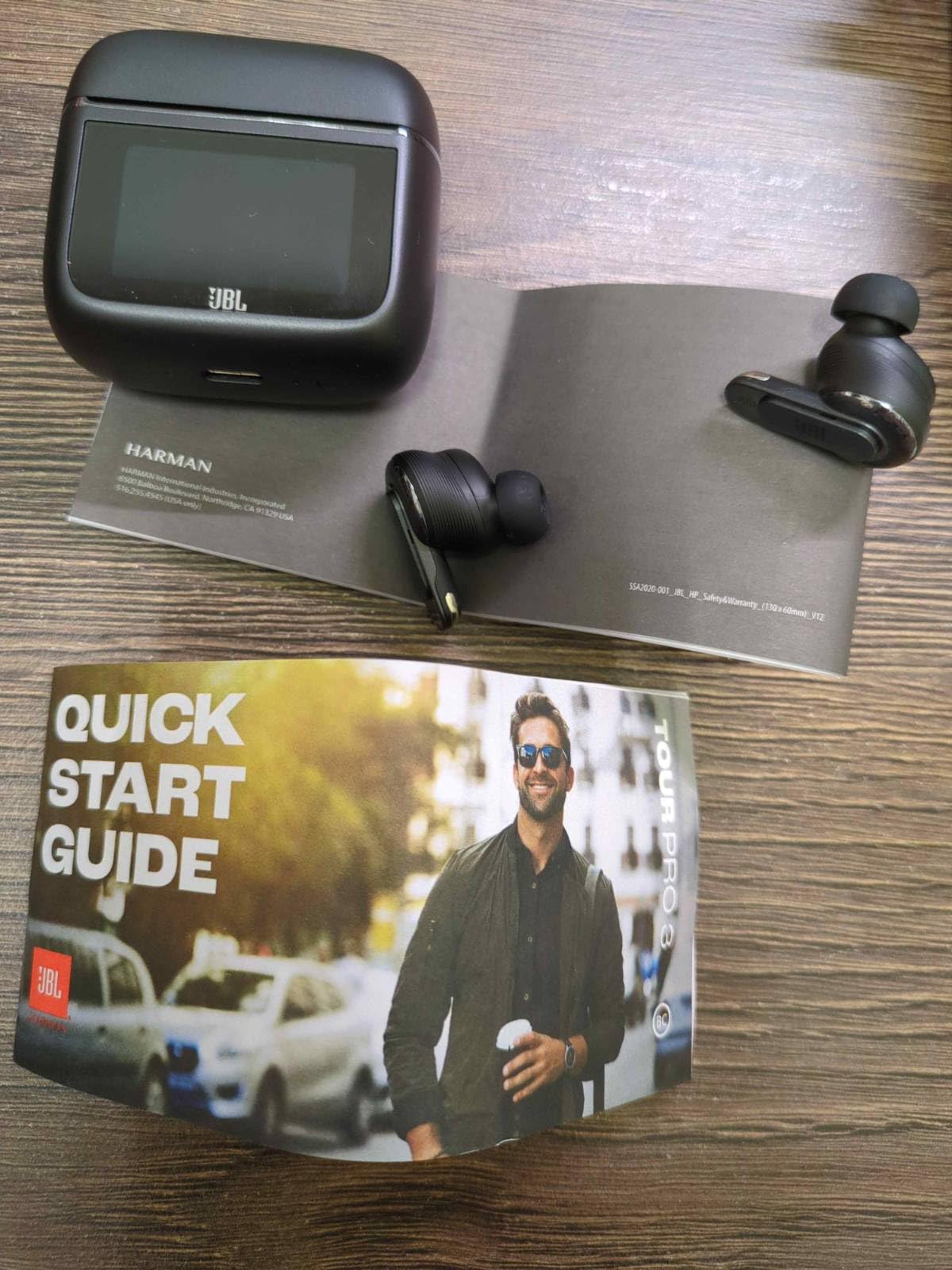 JBL Tour Pro 3 True Wireless Earbuds, Smart Noise Cancelling - Black customer photo 1