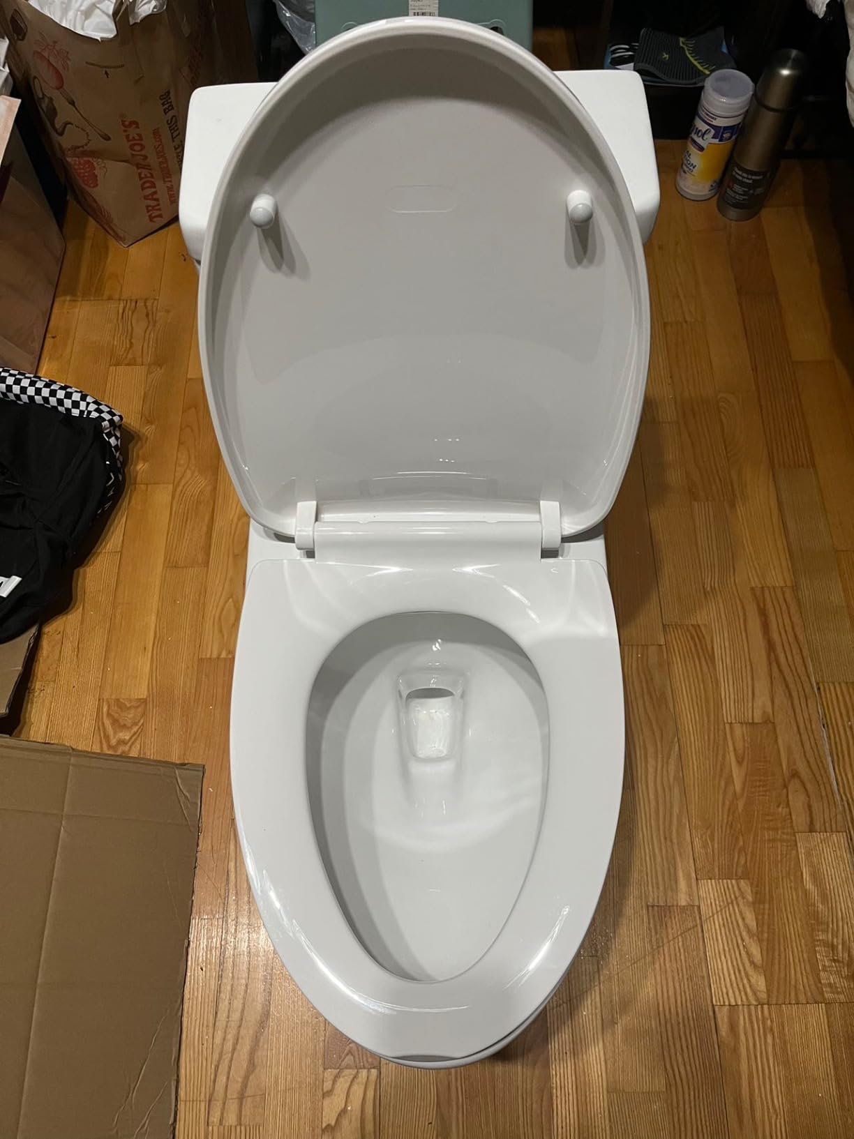 HOROW HR-ST076WD One Piece Toilet, Dual Flush, Compact Skirted Design customer photo 2
