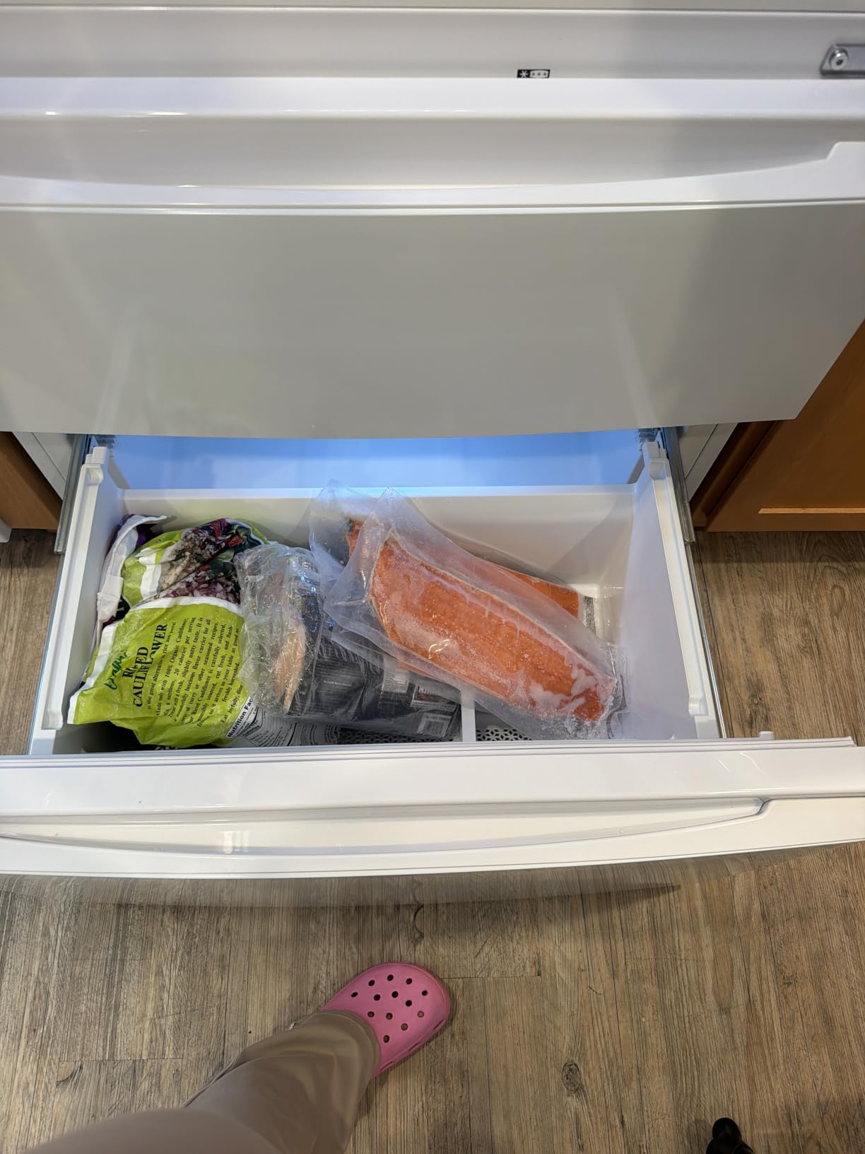 Commercial Cool 18.9 Cu. Ft. French Door Refrigerator, 33 Inch Wide Refrigerator with 2 Bottom Mount Freezer Drawers, Frost Free, LED Lighting, Digital Temperature Control, CCRF1890KS, Stainless Look customer photo 1