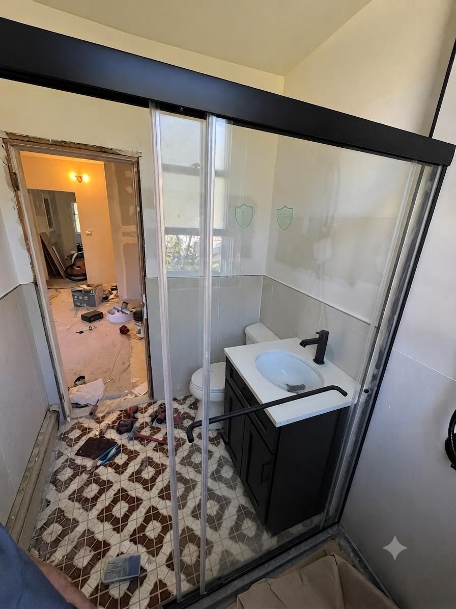Royal Guard Double Sliding Shower Door,56-60