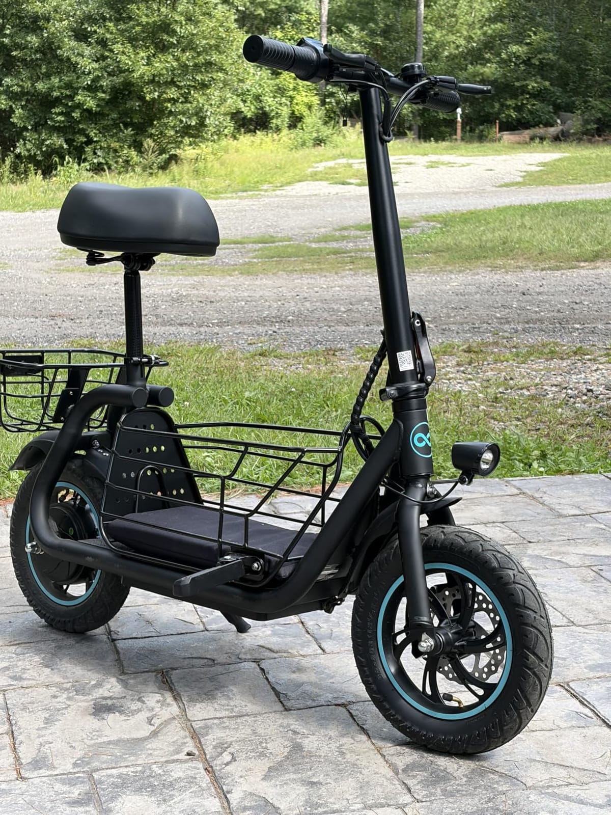 Gyroor Electric Scooter with Seat for Adults 20 Miles Range customer photo 1