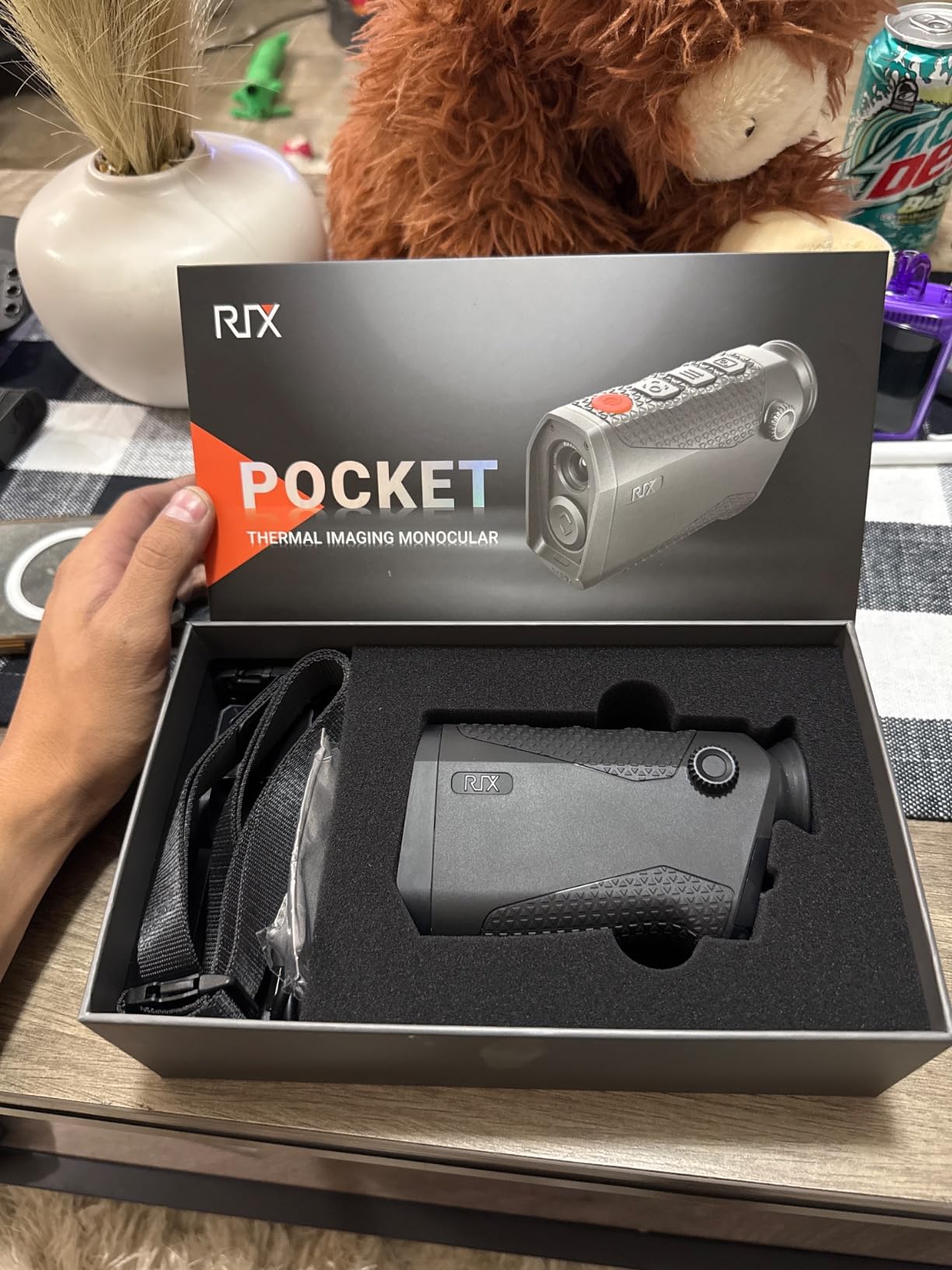 RIX Pocket K3 Portable Thermal Monocular for Hunting, 384x288 (50Hz), Wi-Fi, Handheld Night Vision Monocular customer photo 2