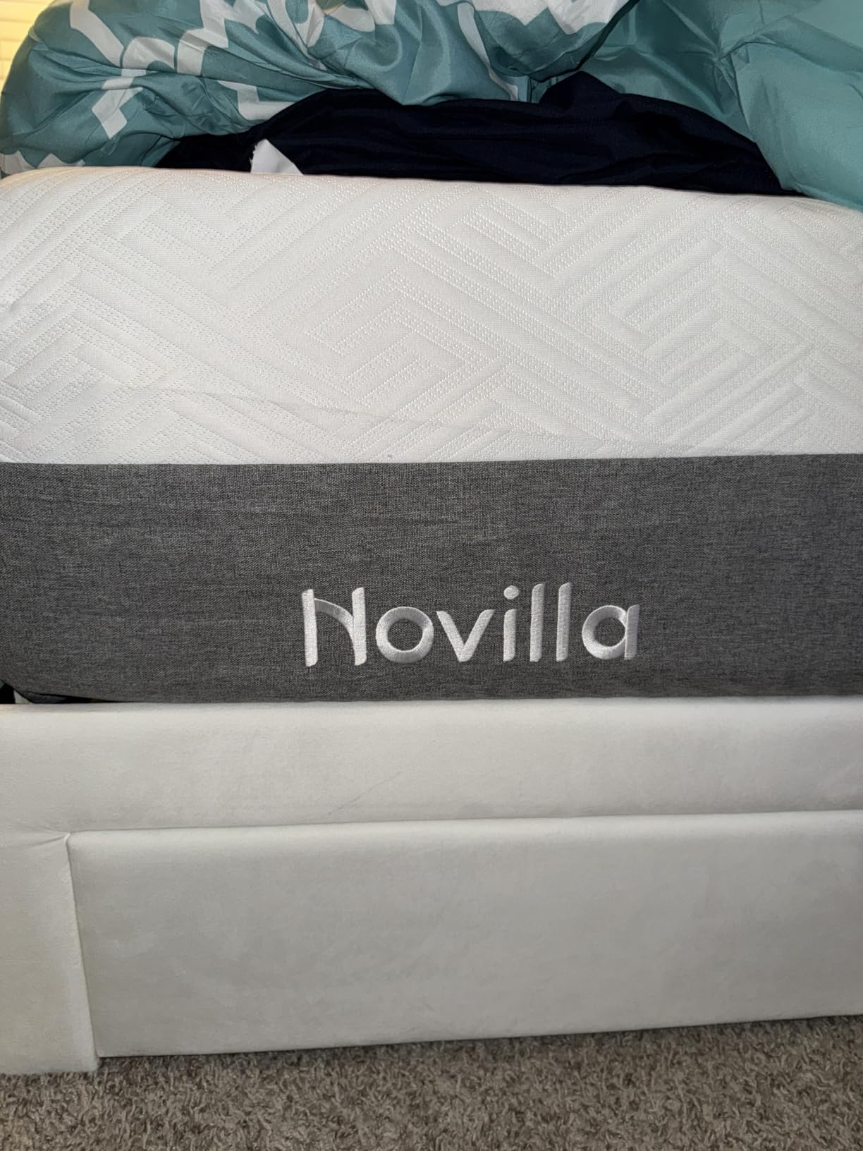 Novilla Bliss XL Twin Mattress, 8 Inch Gel XL Twin Memory Foam Mattress customer photo 1