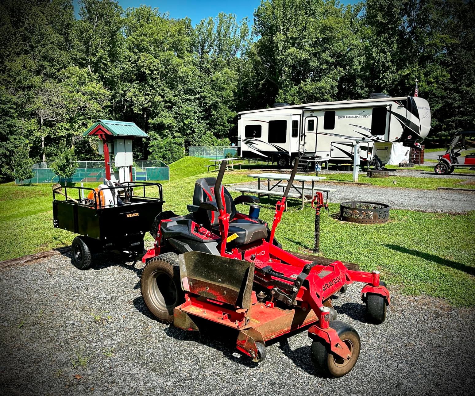 VEVOR ATV UTV Trailer Tow Behind Dump Cart customer photo 2